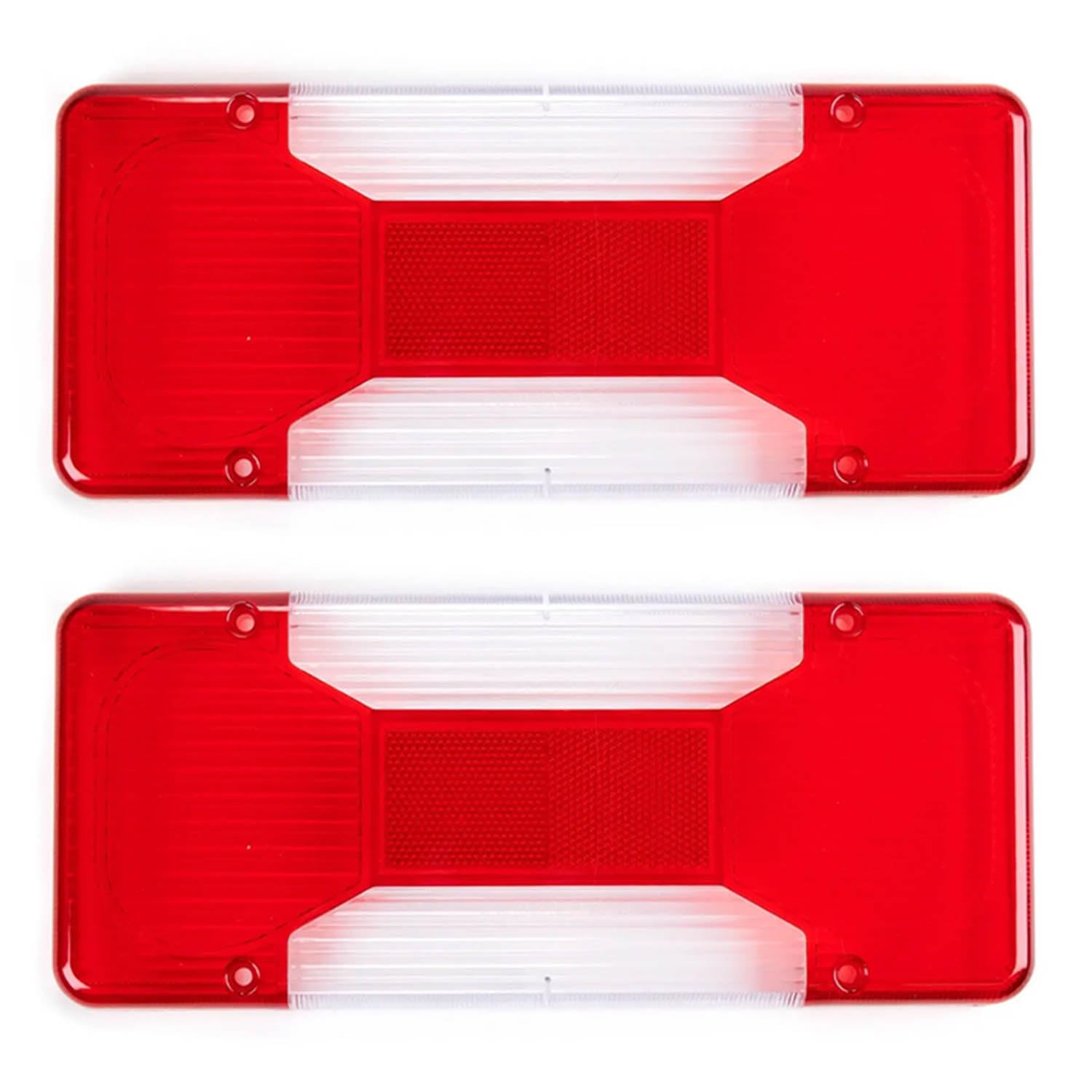 Generisch 2 x lenti per fanale posteriore, vetro di ricambio per fanale posteriore Compatibile con Fiat Ducato, Peugeot Boxer, Iveco Daily (2006-2011) 042555131 042555132 Sinistra + Destra