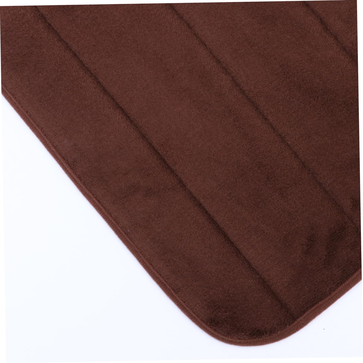 BRIGHTFUFU Toilet Lid Seat Cover Set Universal Toilet Seat Covers Mat Soft Cotton Washable Warmer Fits Rounds Coffee