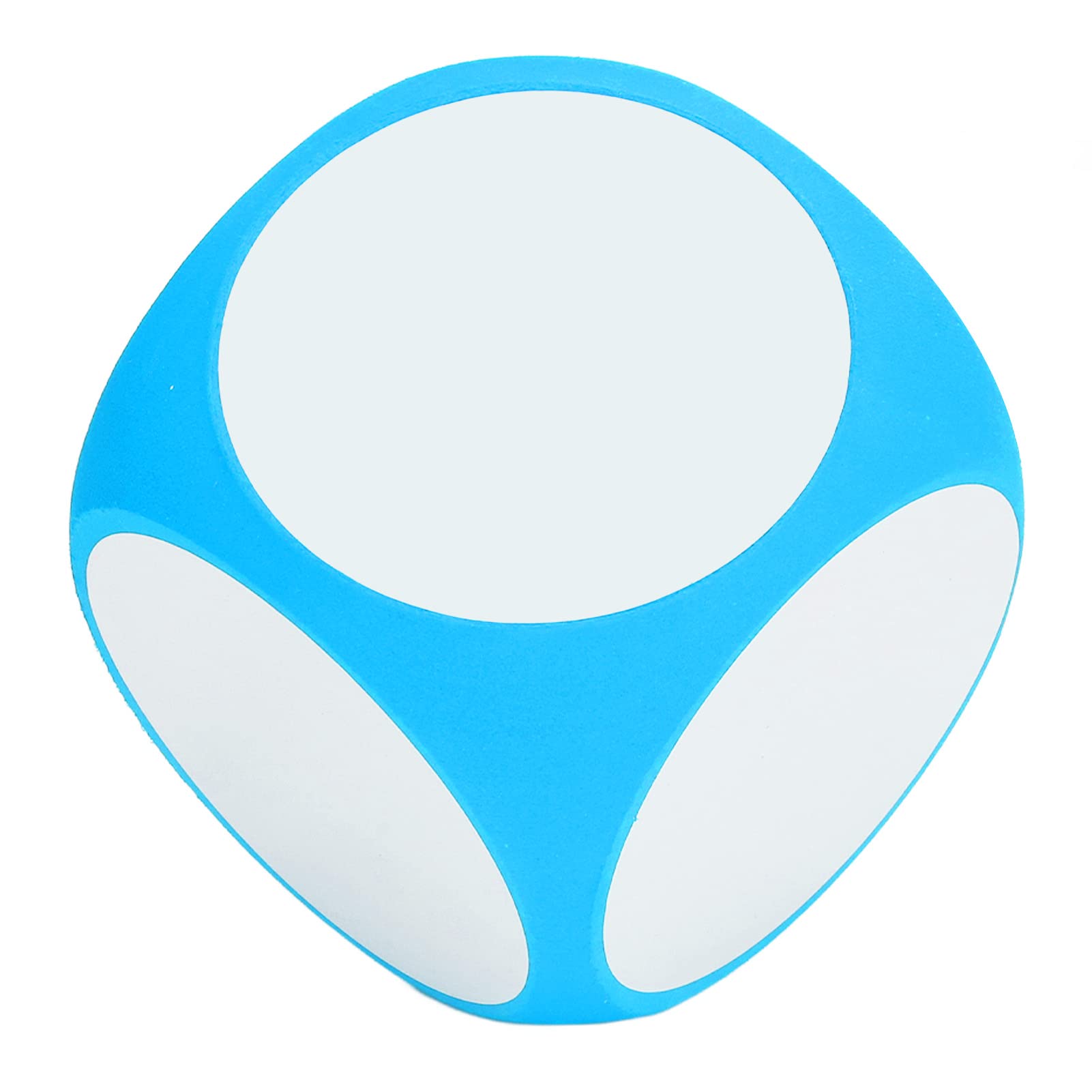 Dry Erase Dice, Portable Cubic White Board Dice Dry Erase Blocks, Cleanable Write On Dice Wipe Off Write Letters Numbers, Teaching Aid Tool for Learning Playing Game (Blue)