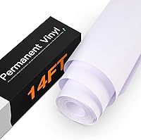Vista 34 de HTVRONT Vinilo permanente beige – Rollo de vinilo adhesivo permanente beige brillante de 12" x 14 pies compatible con máquina de corte Cricut