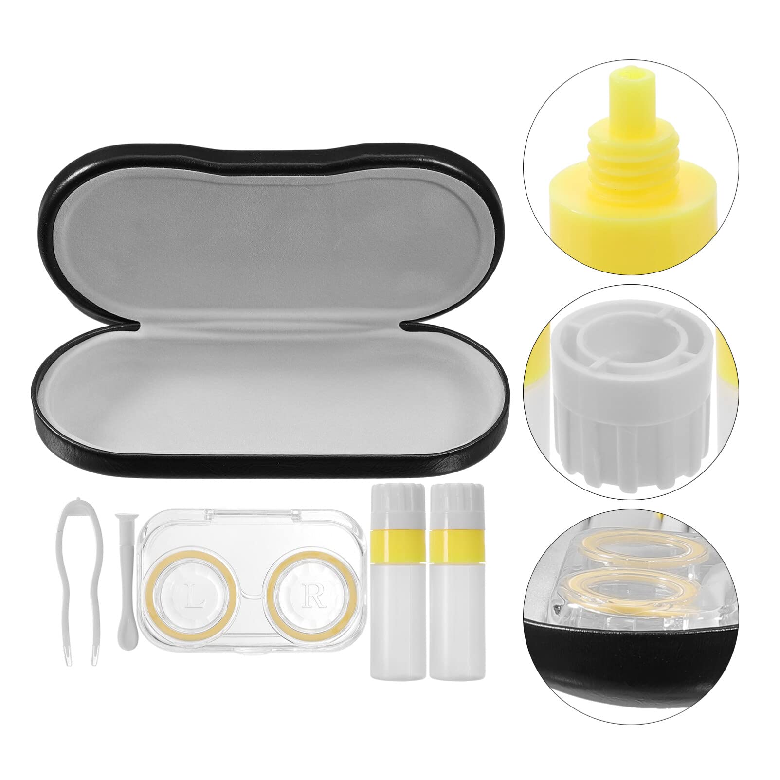 GALPADA Organizer Per Occhiali Contenitore Per Occhiali Portatile Contenitore Per Occhiali A Doppio Scopo
