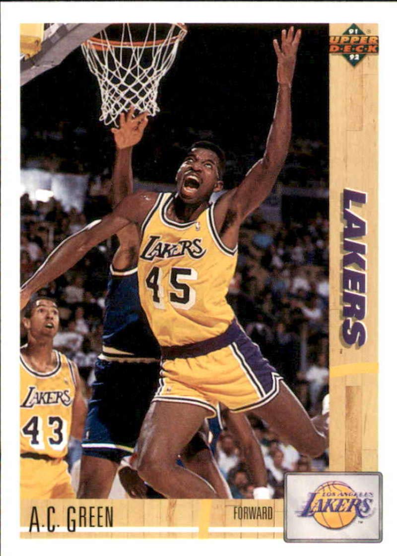 Amazon.com: Basketball NBA 1991-92 Upper Deck #177 A.C. Green #177