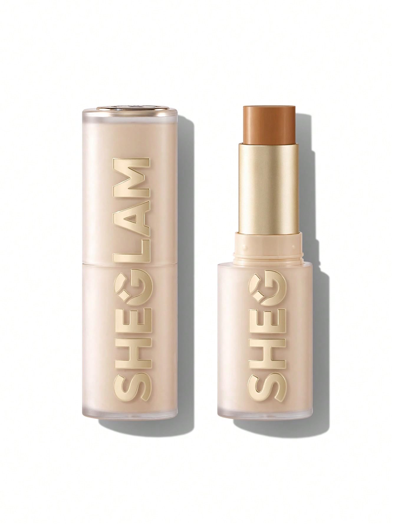 SHEGLAM Skin Magnet High Coverage Foundation Stick Longwear Medium Face Makeup for All Skin Types-Cappuccino