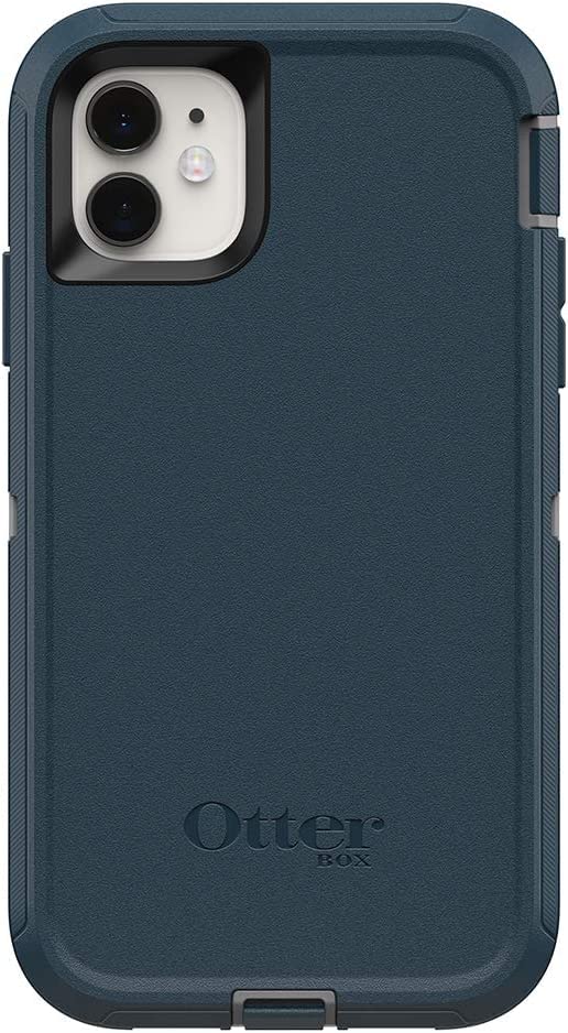 OtterBox Defender Series Screenless Edition Case for iPhone 11 (Only) - Case Only - Non-Retail Packaging - Gone Fishin (Blue)