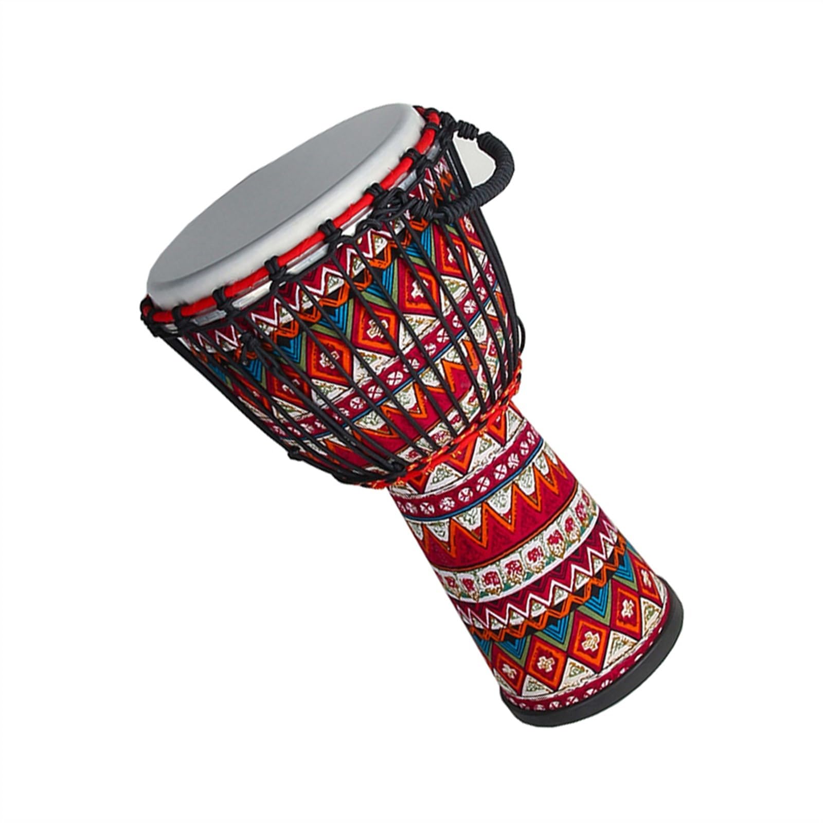 Tambor Africano Sintonizable Con Cuerda De Amarre Ligera De 10 Pulgadas Para Principiantes Y Adultos Tambor De Mano Africano Instrumento Tambor Africano (Color : A)
