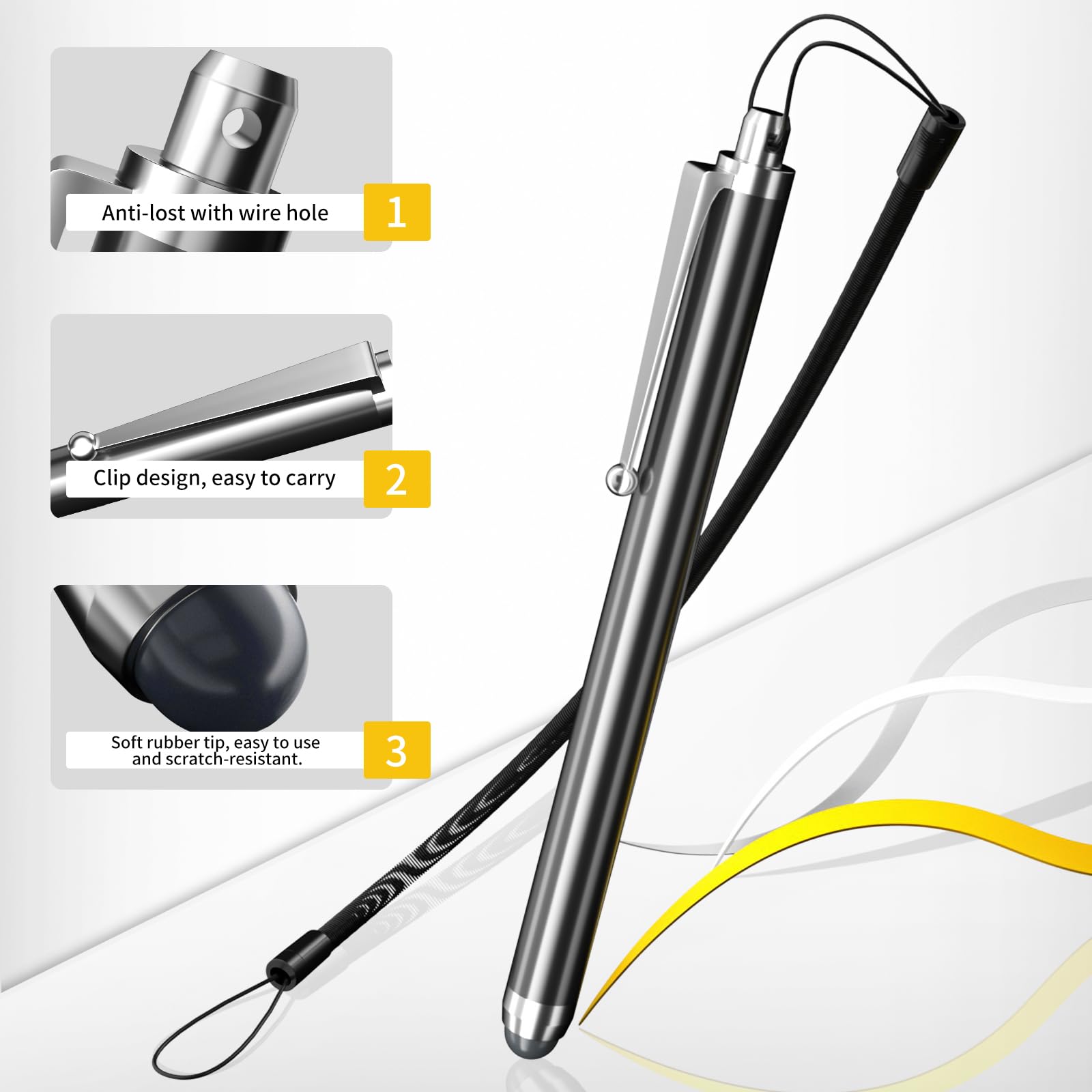 Touch Stylus Pen for Zebra TC77 TC70 TC70X TC72 TC720L TC75GK TC75BH TC700H TC700K TC77HL TC75FK TC75 TC75X TC510K TC52 TC52X TC56 TC57 TC57X TC53 TC58 TC51 Touch Stylus (10)