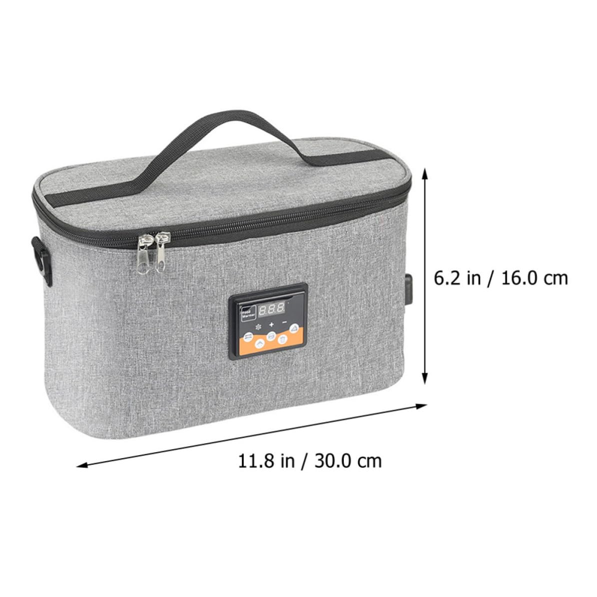 iplusmile Elektrischer Babyflaschenwärmer Tasche mit 8l Kapazität aus Oxford Stoff Universelle Passform fürs Auto Tragbar zum Warmhalten Unterwegs und Am Kinderwagenhaken