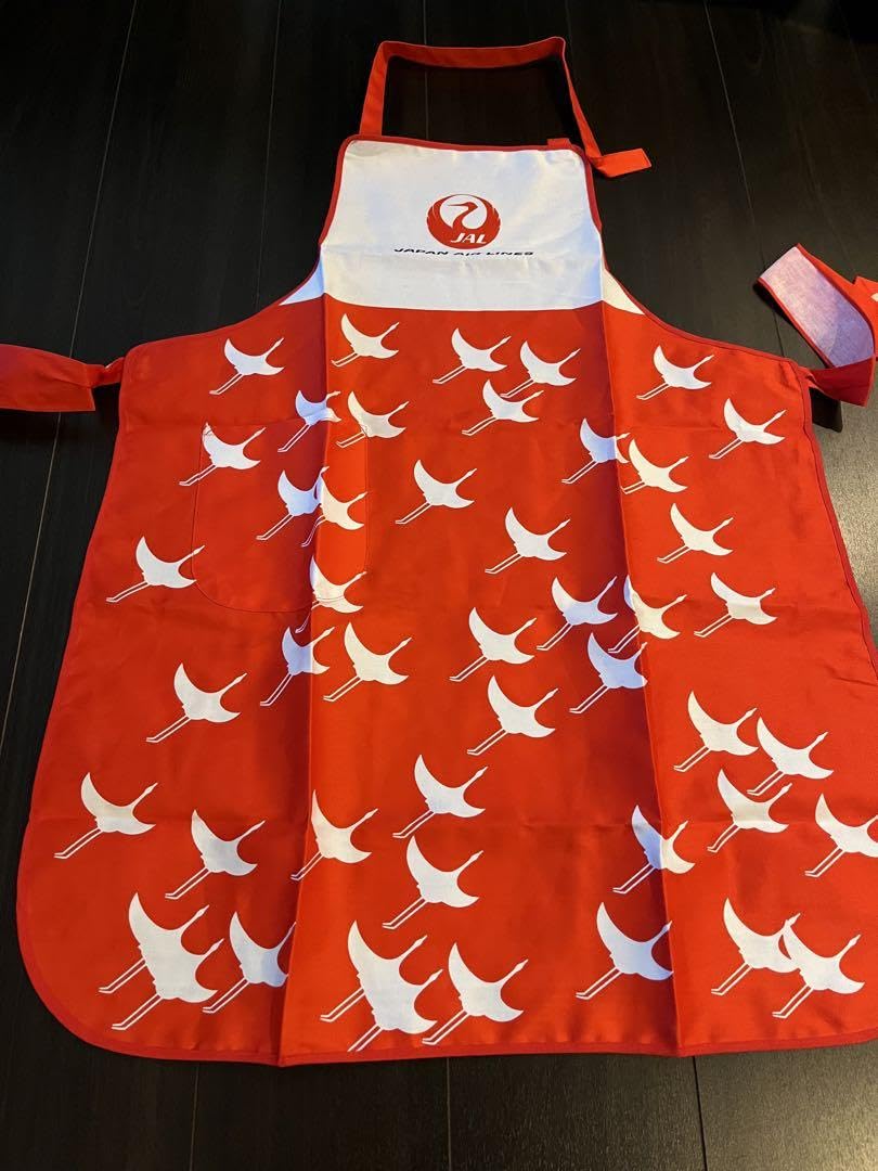 JAPAN AIRLINES/EZUMi 客室乗務員スカーフ柄エプロン 新品 JAL EZUMi 客室乗務員スカーフ柄エプロン - メルカリ