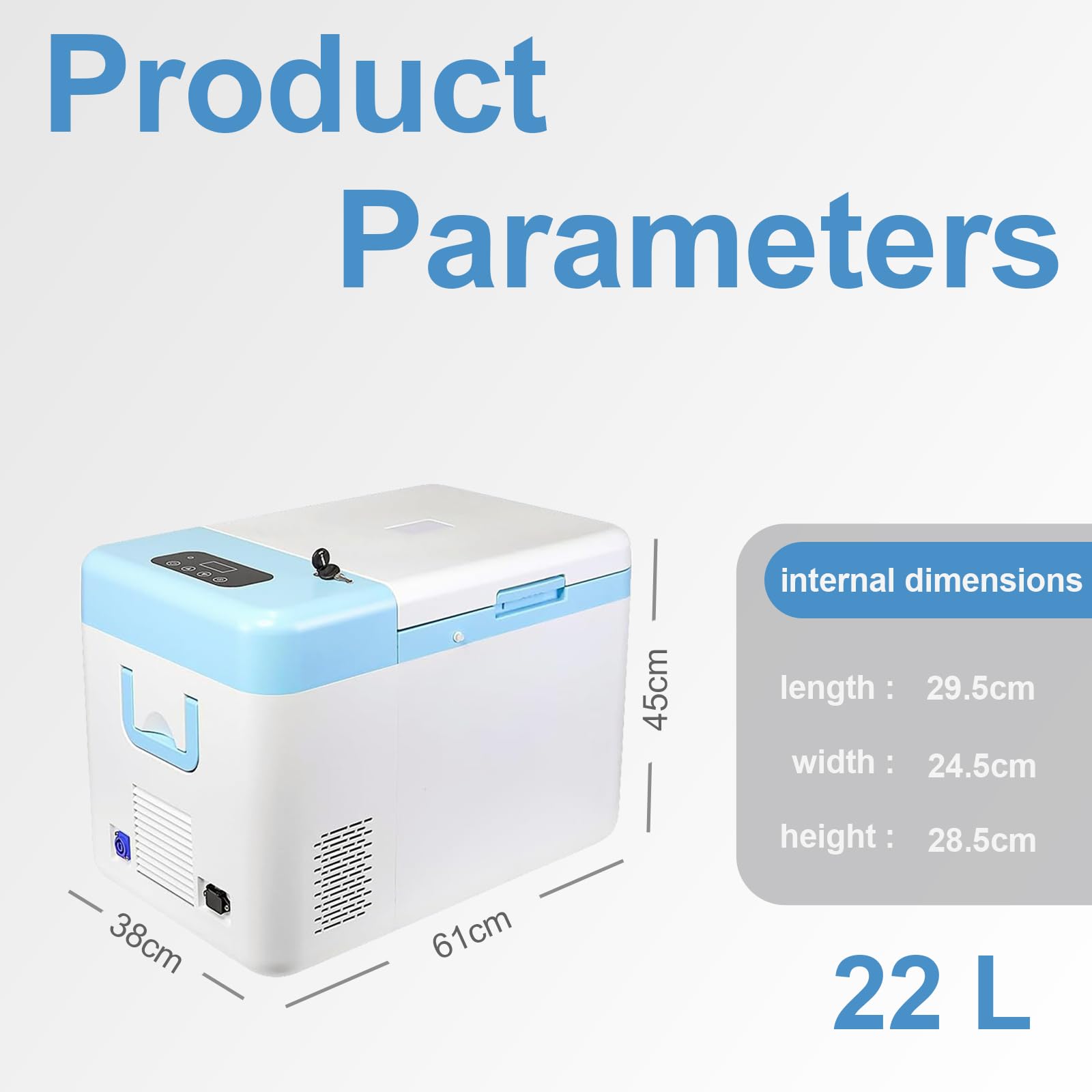 Ultra Tiefkühl Kühlschrank 22L (-86 °C) mit Stirling Kompressor,12 V für Auto, Laborkühlschrank Ideal für Labore zur Aufbewahrung von Blutplasma, Medikamenten