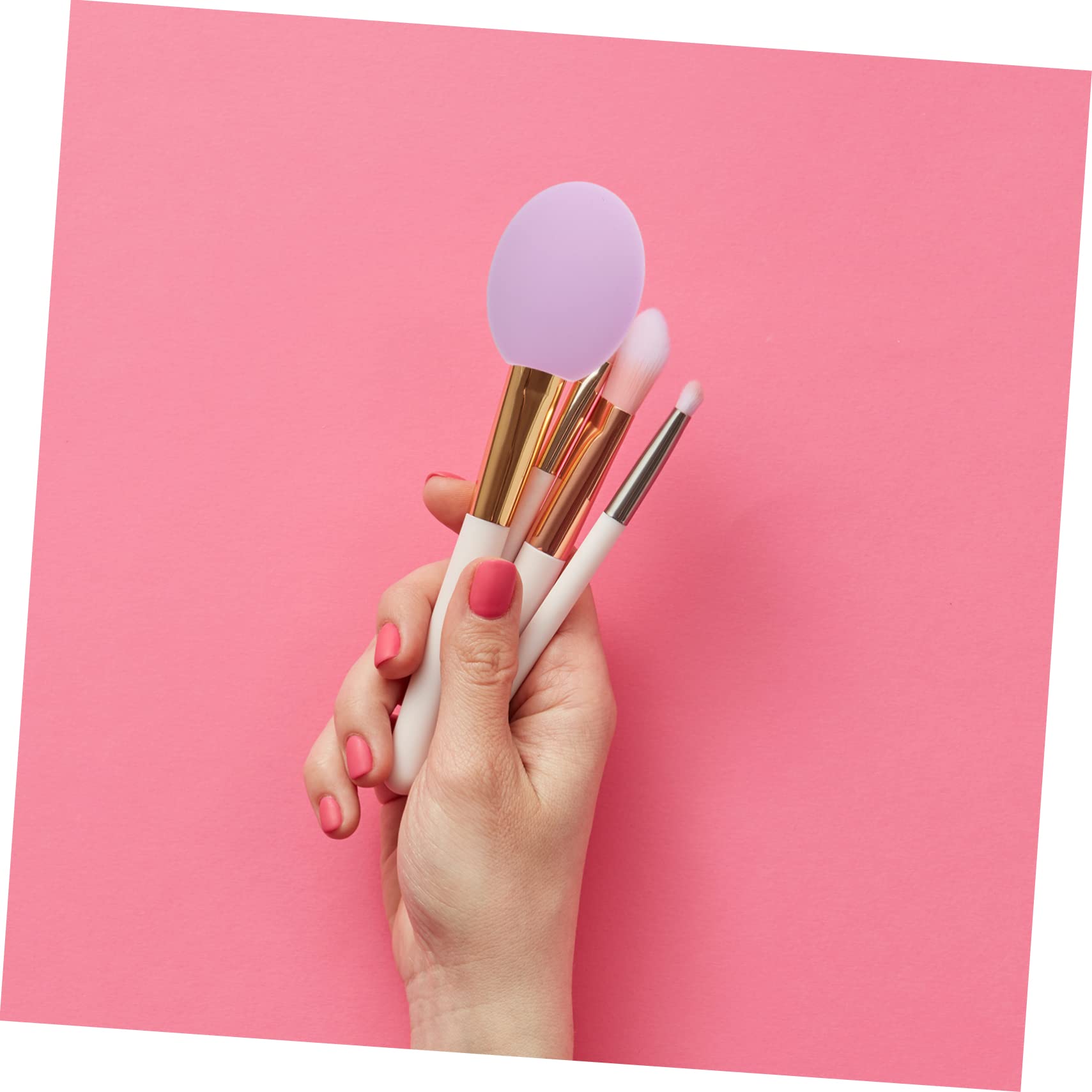 Healeved 27 Uds Estuche Para Brochas De Maquillaje Brocha De Maquillaje De Viaje Aplicador De Maquillaje De Silicona Protectores De Brochas Cosméticas Fundas Para Brochas De