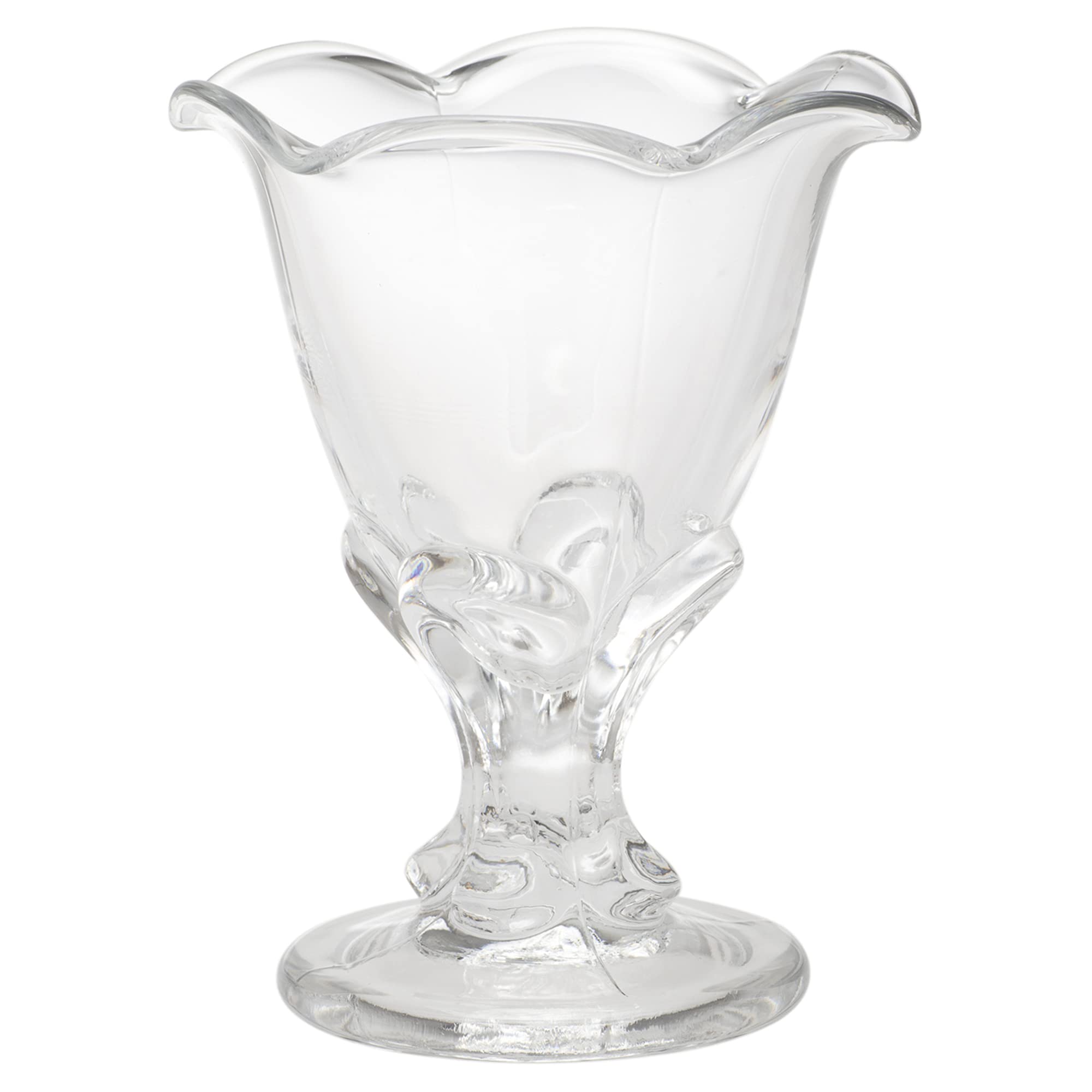 Mizusaki Glass MKG-612556 Parfait Glass, Approx. 4.3 inches (11 cm), Glory 6, Made in Japan, Clear