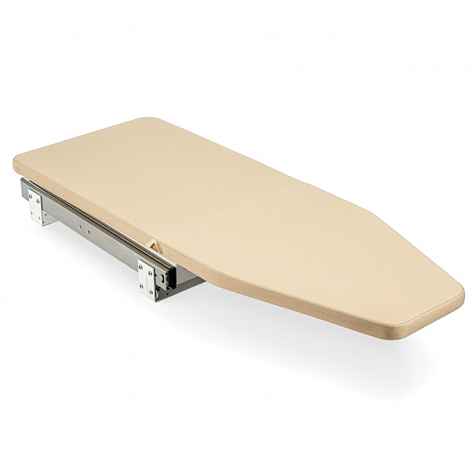 Evergoods Beige Folding Ironing Board 80X30x12cm – Wall-Mounted Space-Saving Compact Iron Board For Small Spaces, Home, Travel, Or Wardrobe Use – Easy-Install Fold-Down Ironing Accessory