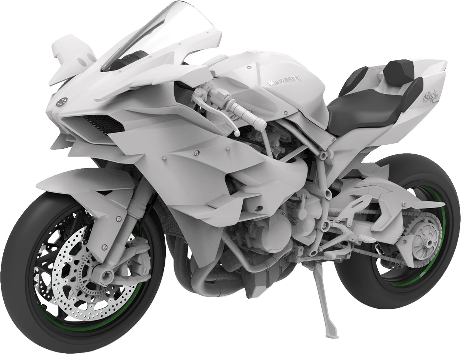 Amazon | GSIクレオス モンモデル 1/9 Ninja H2R 2018 プラモデル