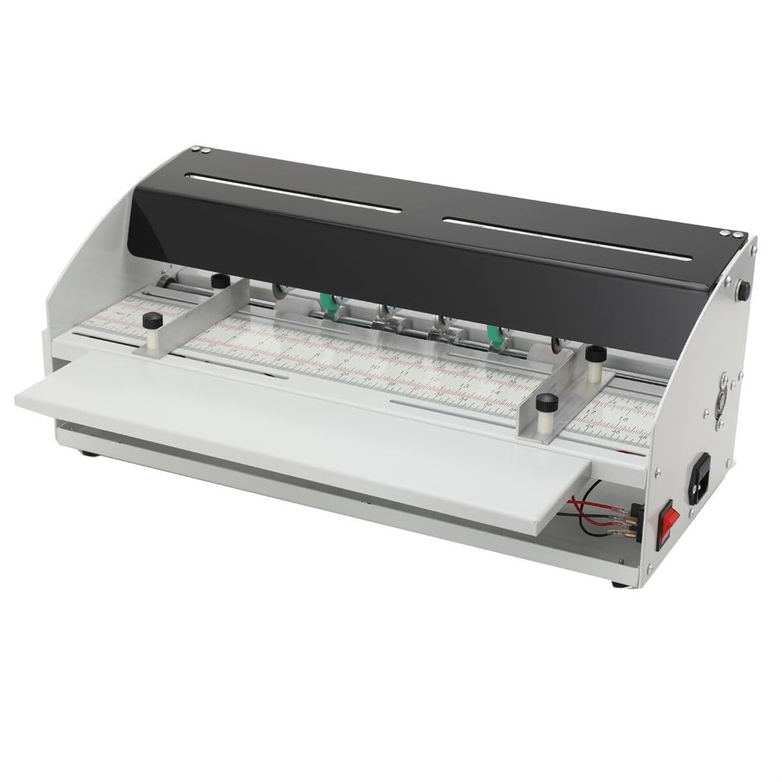 Elektrische Falzmaschine 3-in-1, verstellbarer 460 mm Papierzähler, Multifunktions-Papierfalte für Karten, Einladungen, Tickets und Bastelarbeiten