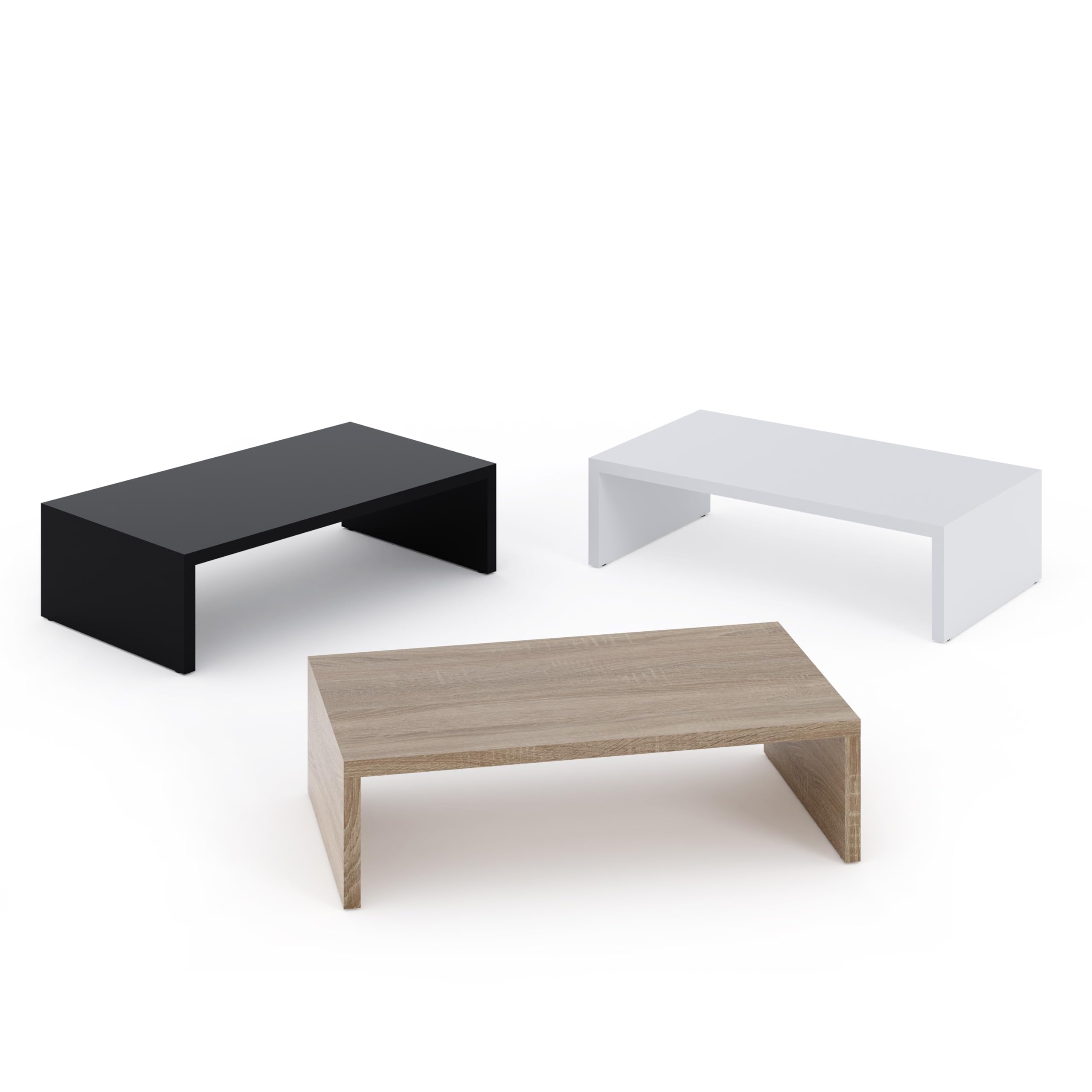 Supporto Per Monitor ComfortCove - Alza Schermo A 110mm, Salvaspazio Per Ufficio Casa, Bianco - Foto 3