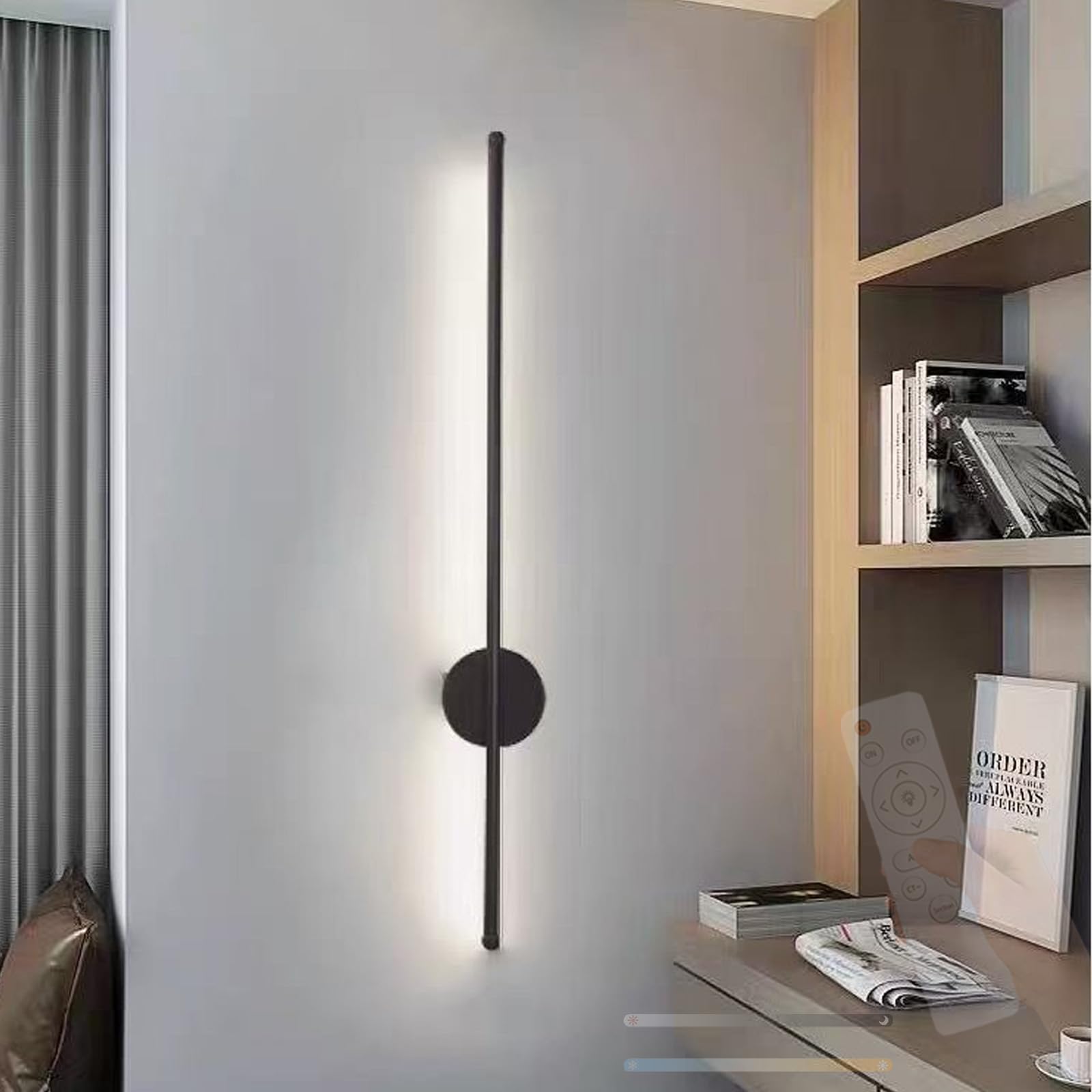 Aplique de pared moderno para pasillos oscuros con brillo y tono ajustable a distancia 8