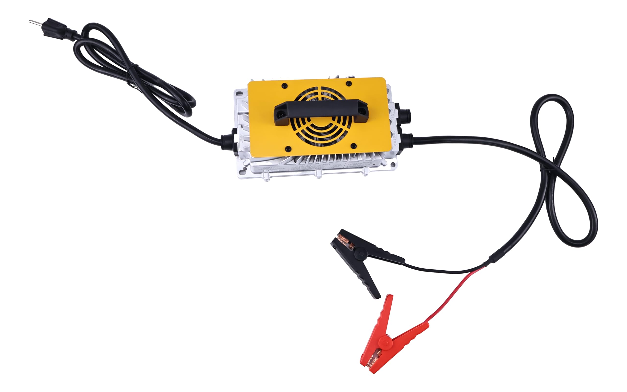 Caricabatterie intelligente da 29,2 V 30 A, 24 V, per caricabatterie LiFePO4, con indicatore LED e protezione multipla di sicurezza per carrelli da golf, camper, barche, ascensori e tosaerba
