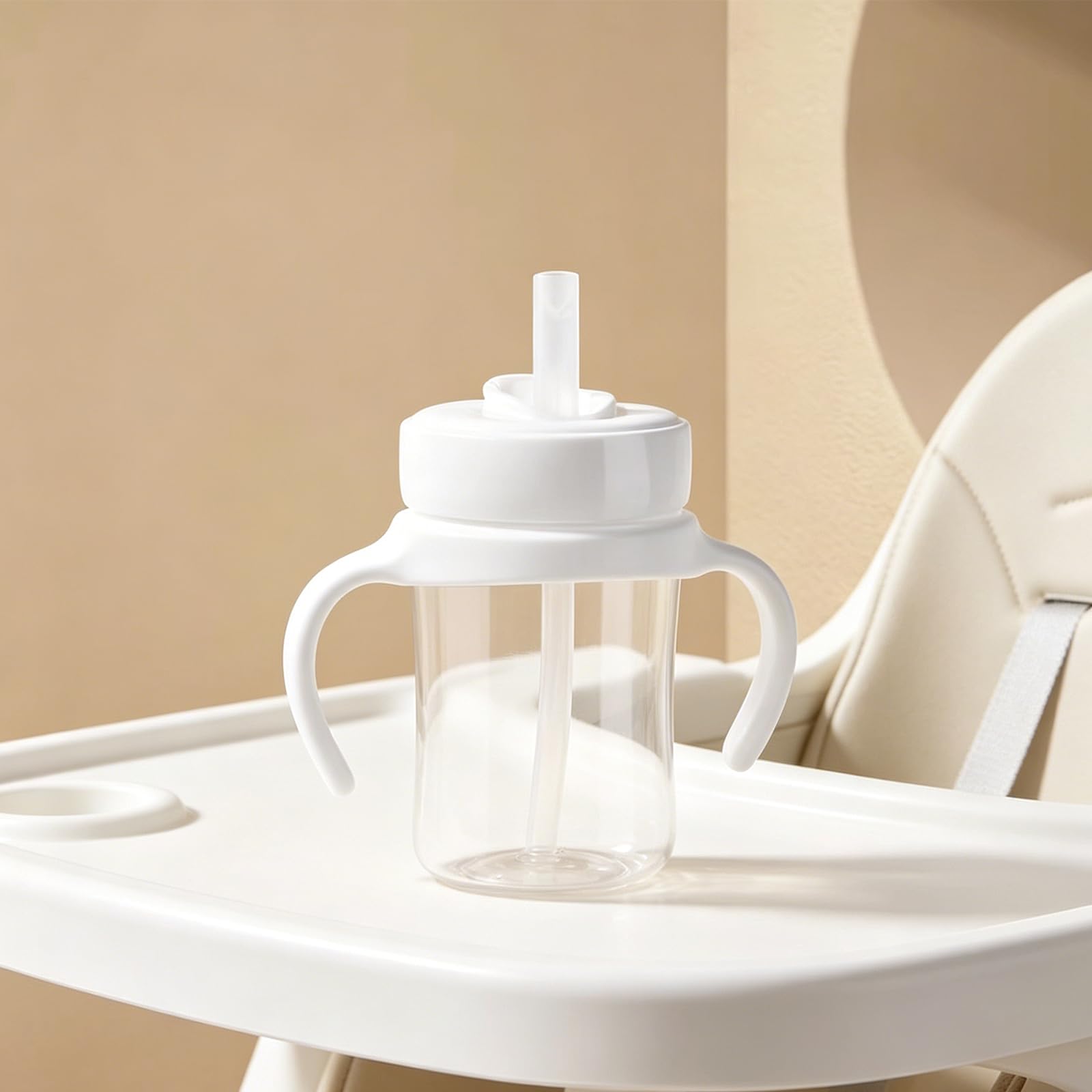 3 Pack Baby Bottle Handles for Newborn Infants, BPA-Free Non-Slip Ergonomic Grip Easy to Install Replacement Handle for Baby Bottles, White (Set of 3) — view 7