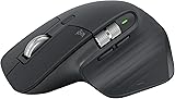 Logitech MX Master 3S - Wireless Performance Mouse with Ultra-fast Scrolling, Ergo, 8K DPI, Track on Glass, Quiet Clicks, USB-C, Bluetooth, Windows, Linux, Chrome - Graphite Graphite Mouse