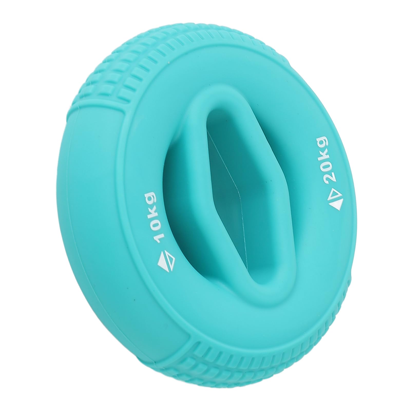 Srliya Anello per Allenatore della Forza della Presa in Silicone Comodo Rinforzo Dell'avambraccio per L'allenamento del Polso della Mano Verde Erba 10-20 Kg