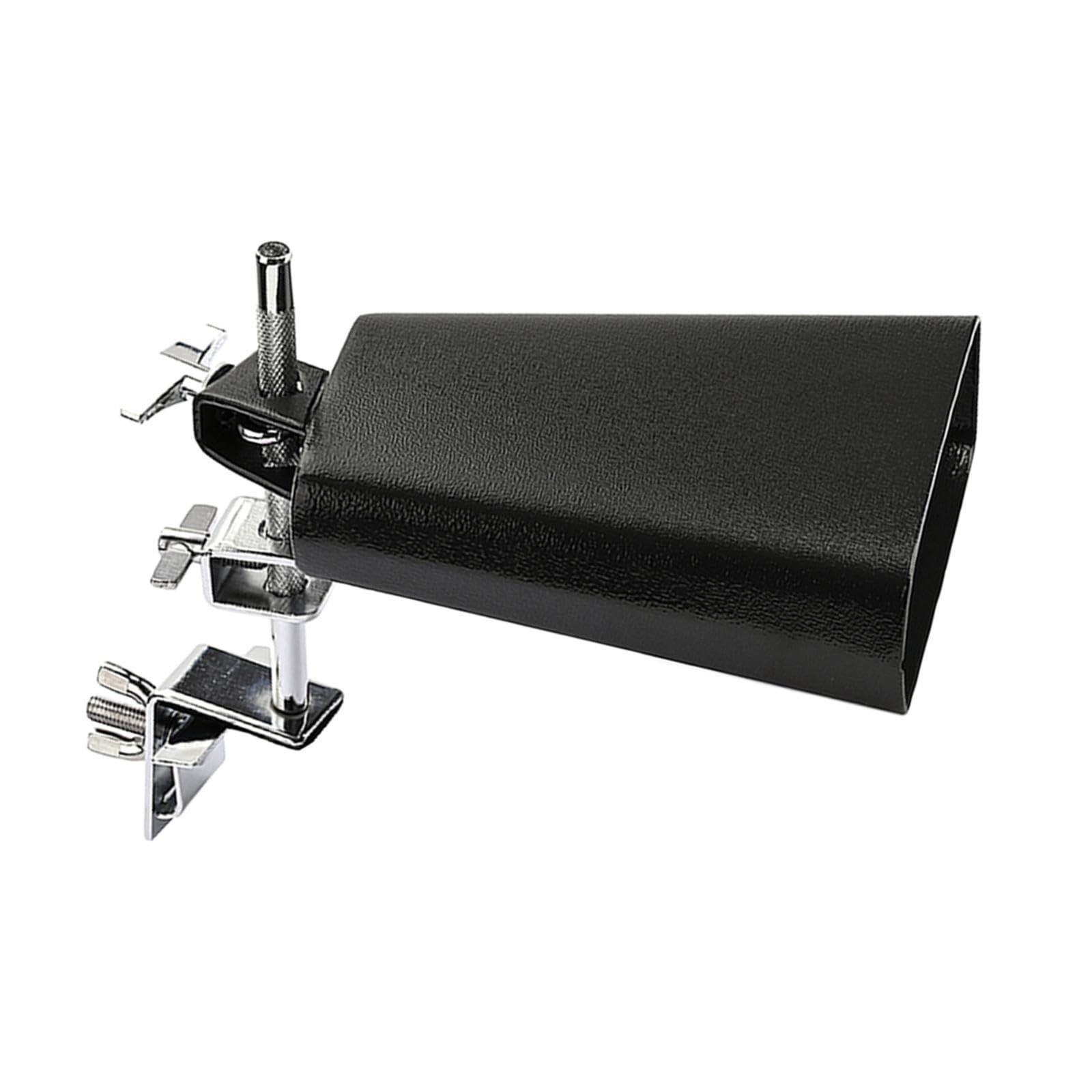 Supporto per campanaccio, accessorio per strumenti a percussione, in metallo, con eccellente livello di suono, regalo per gli amanti della musica jazz, aspetto e consistenza eleganti. Regalo a