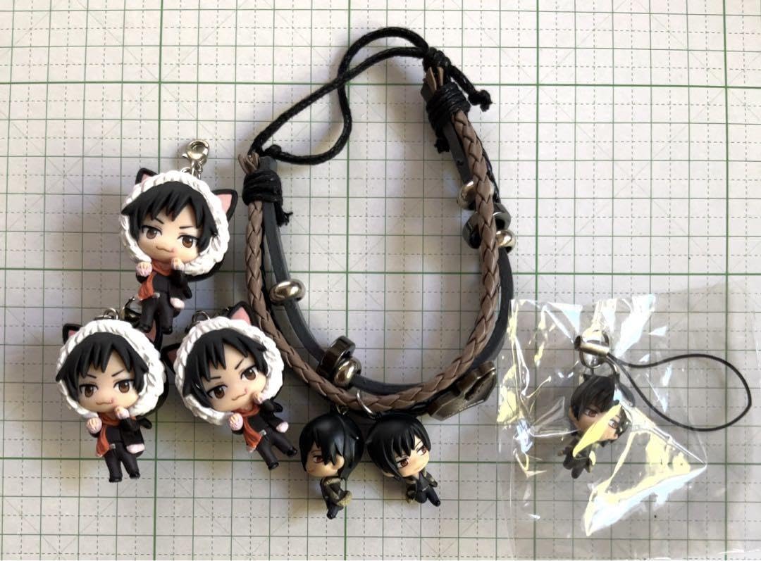 Amazon | デュラララ 折原臨也 カラコレ レザーブレスレット ちび 