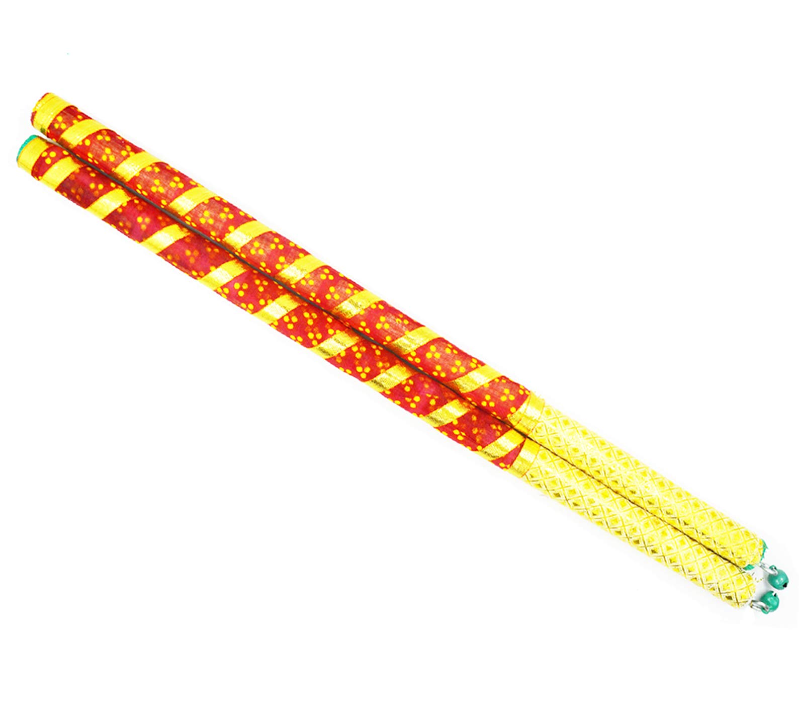 ME & YOU Wooden Dandiya Sticks for Navratri Garba (Pair of 4) 8 Stick 1