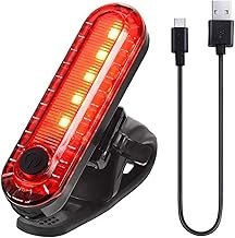 Bicycle Tail Light, USB Rechargeable, Waterproof, LED Tail Light, Safety Light, 4 Lighting Modes, Safety Light, Bright, Waterproof Flashing Cycle Light, Easy Installation, Outdoor Night Light, Safety