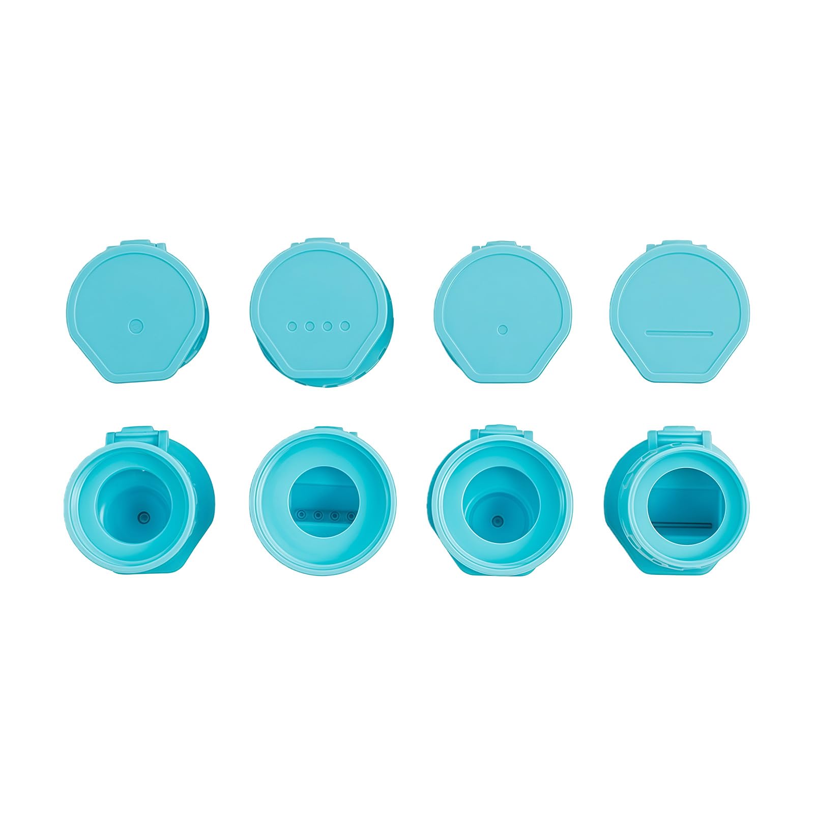 Kaeltsyn Of 4 Household Kitchen Squeeze Bottle Cap for Accurate Sauce Application in Various Recipes and Meal Preparation Condiment Dispenser Cap