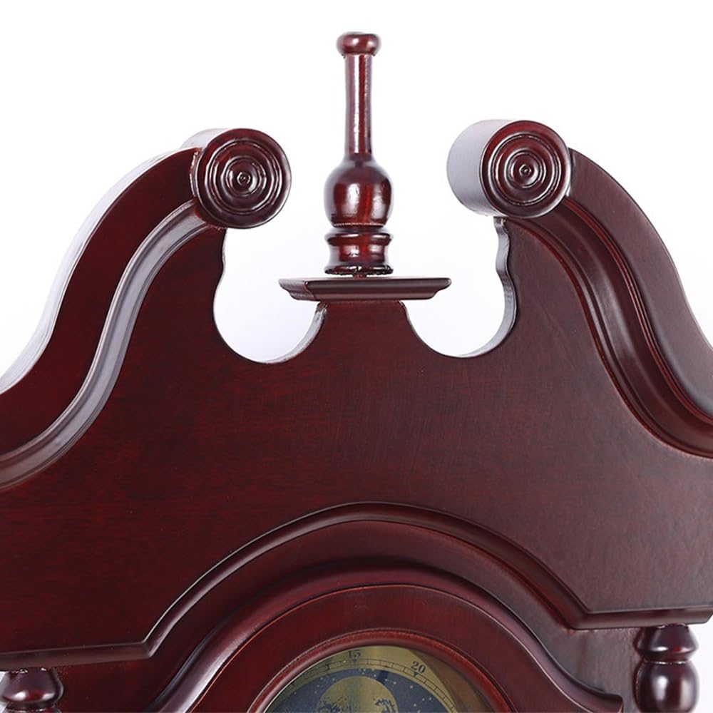 Reloj de pie Reloj de suelo retro madera, decoración galopante Villa | Reloj de pie moderno for sala de estar