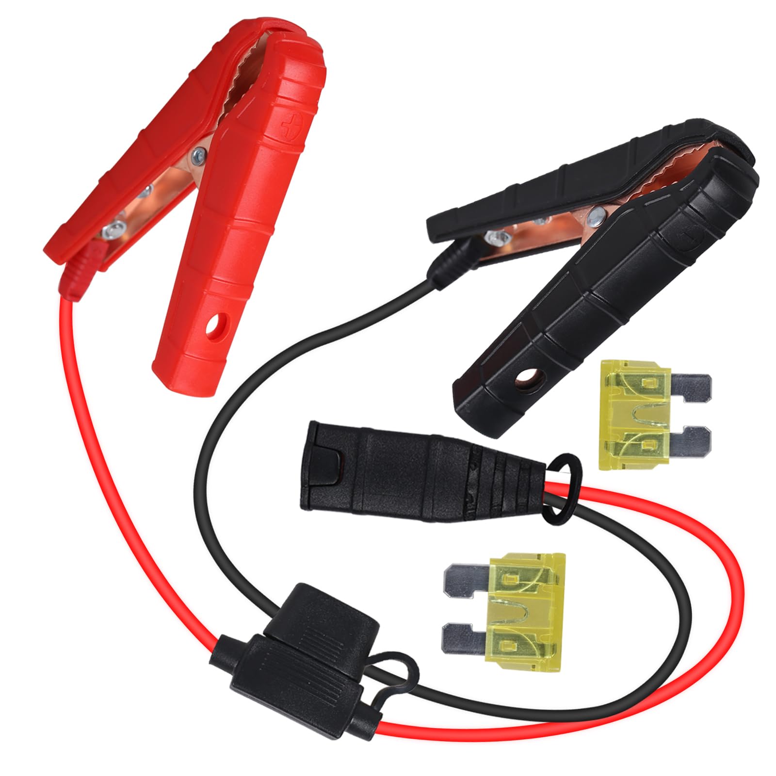 Compatible with NOCO GC001 X-Connect XL Battery Clip Accessory 16AWG, with Integrated M6 Hole, Suitable for Genius Smart Battery trickle Charger Extension Cable