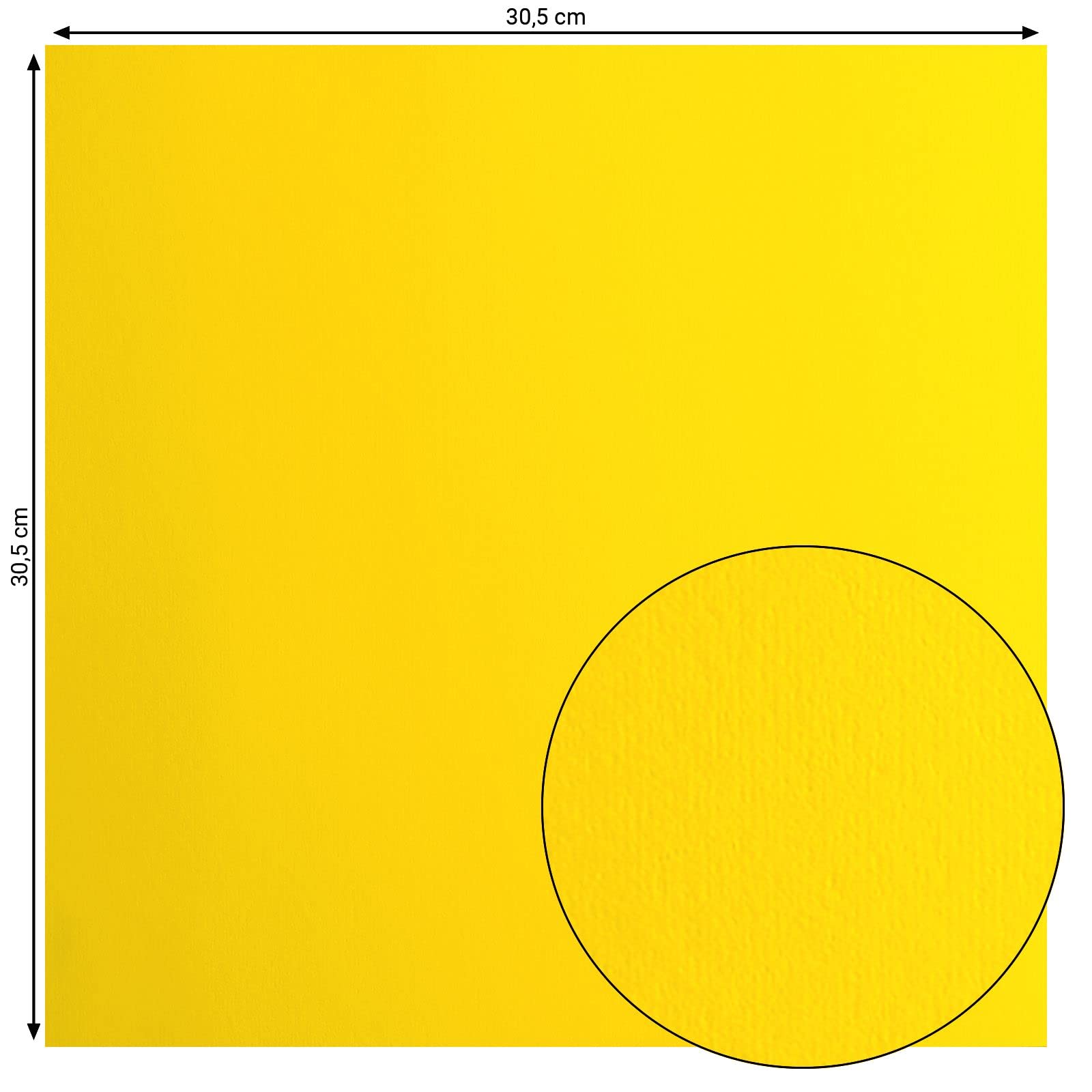 Florence Cardstock Smooth, Coloured Card Making Supplies 12 x 12 inch, Yellow, 20 Sheets - Image 2