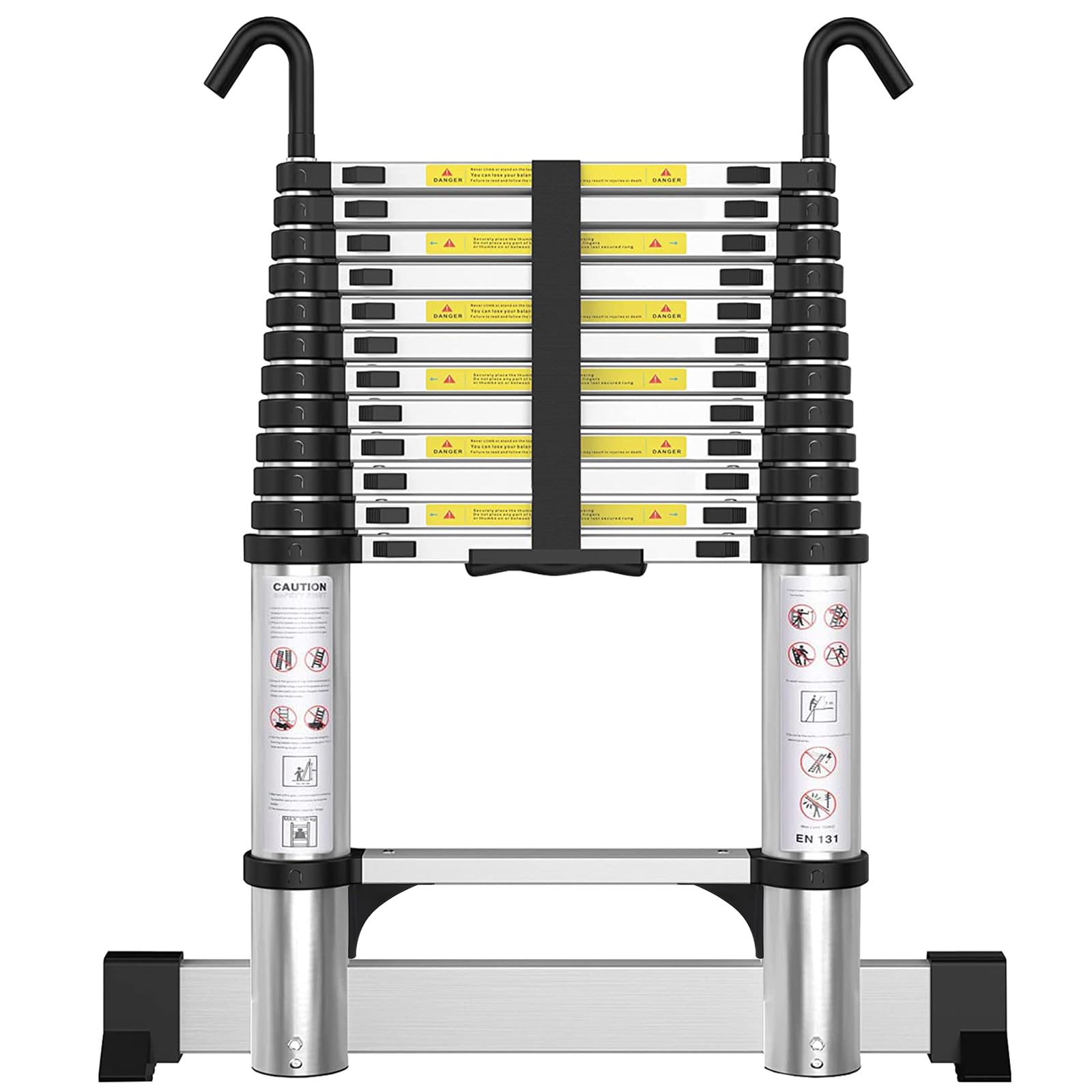ARCHOM Telescoping Ladder Aluminum 12.5 FT