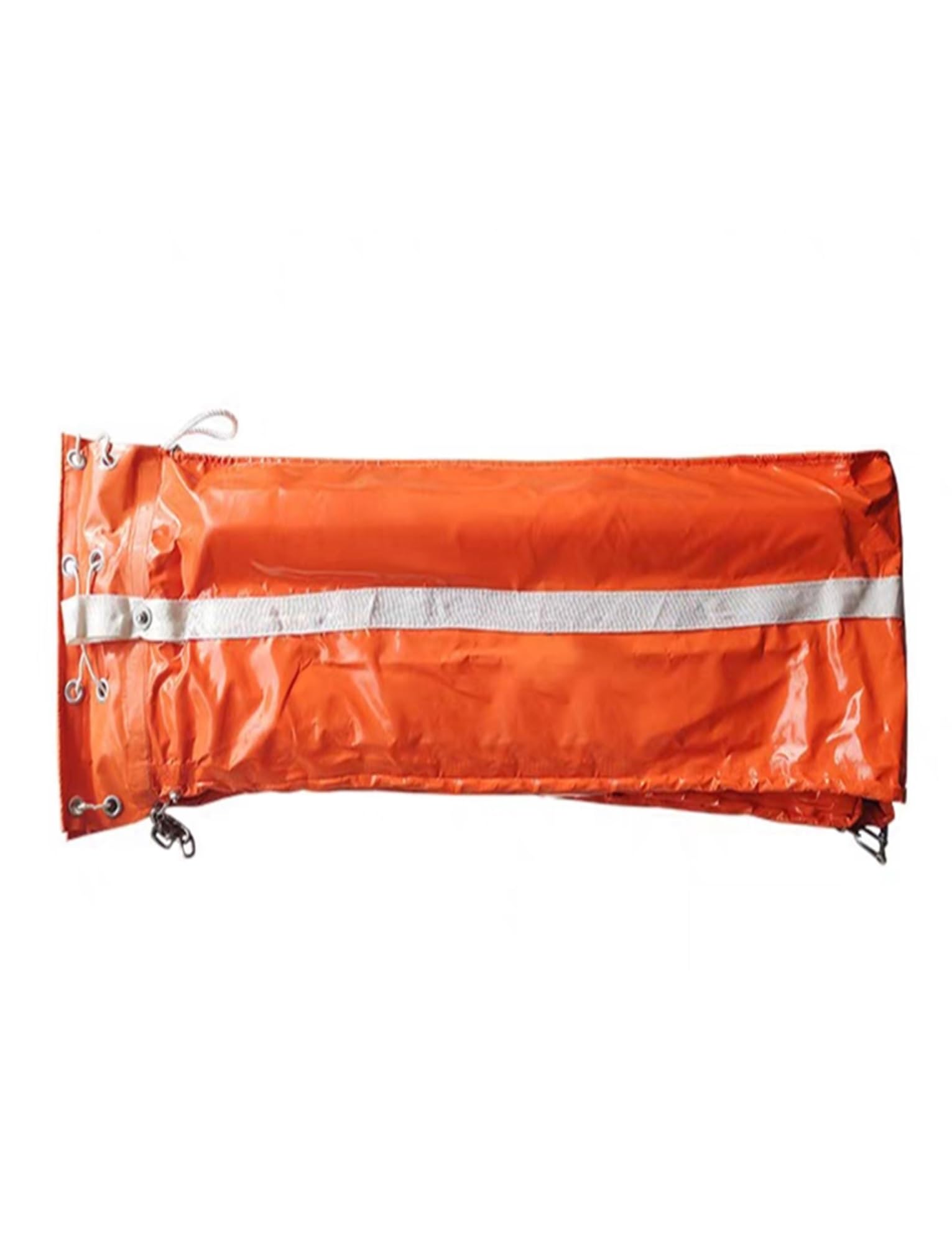 DUANHOZ PVC Oil Boom,PVC Floating Oil Boom - Flood Barrier for River Surface, Solid Garbage Containment, Recyclable, 3, Orange (350mm/13.8in) for Effective Spill Control