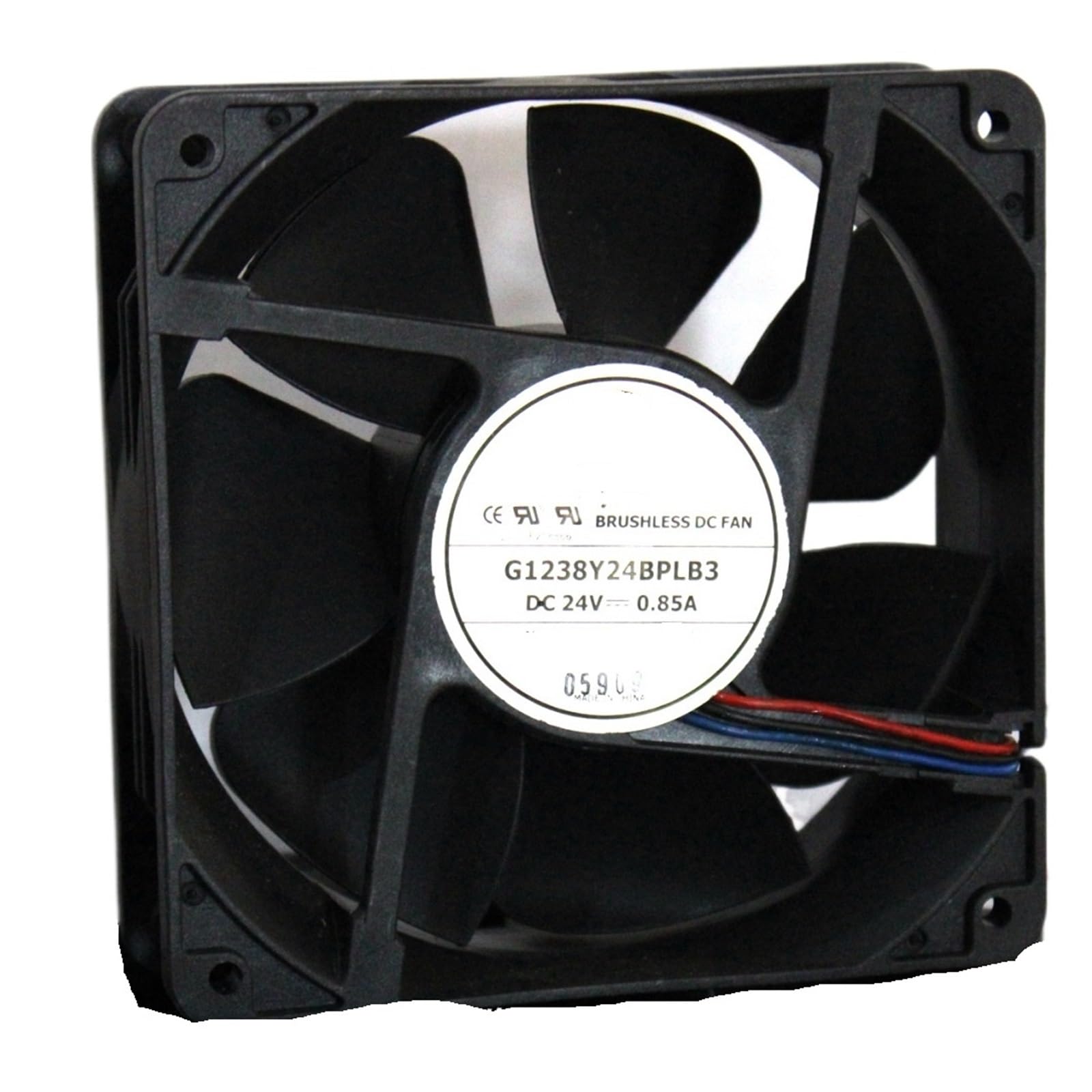 WEUSANXPL G1238Y24BPLB3 DC 24V 0.85A 120x120x38mm 2-Wire Cooling Fan