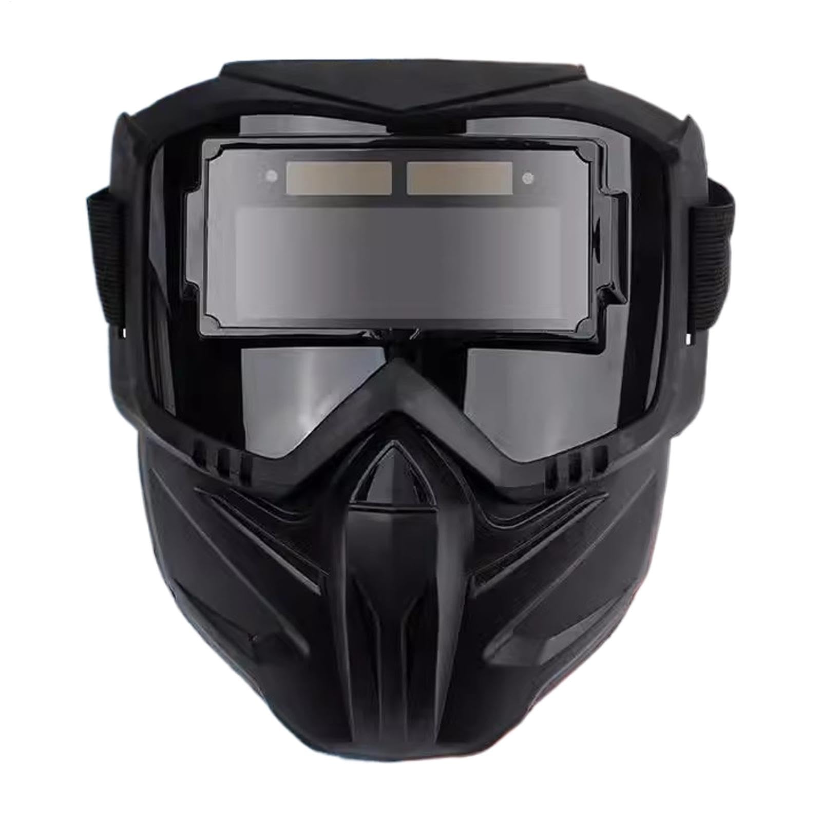 Casco di saldatura a oscurità automatica, casco da saldatura a vista grande | Maschera di saldatura elettrica antirifera radiazione anti-UV staccabile,Protezione da protezione per gli occhi che il cal