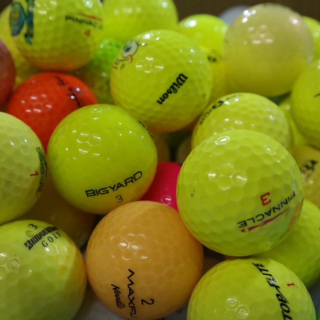25 multicolor Mix Lake Balls pelotas de golf Calidad AAAA/AAA