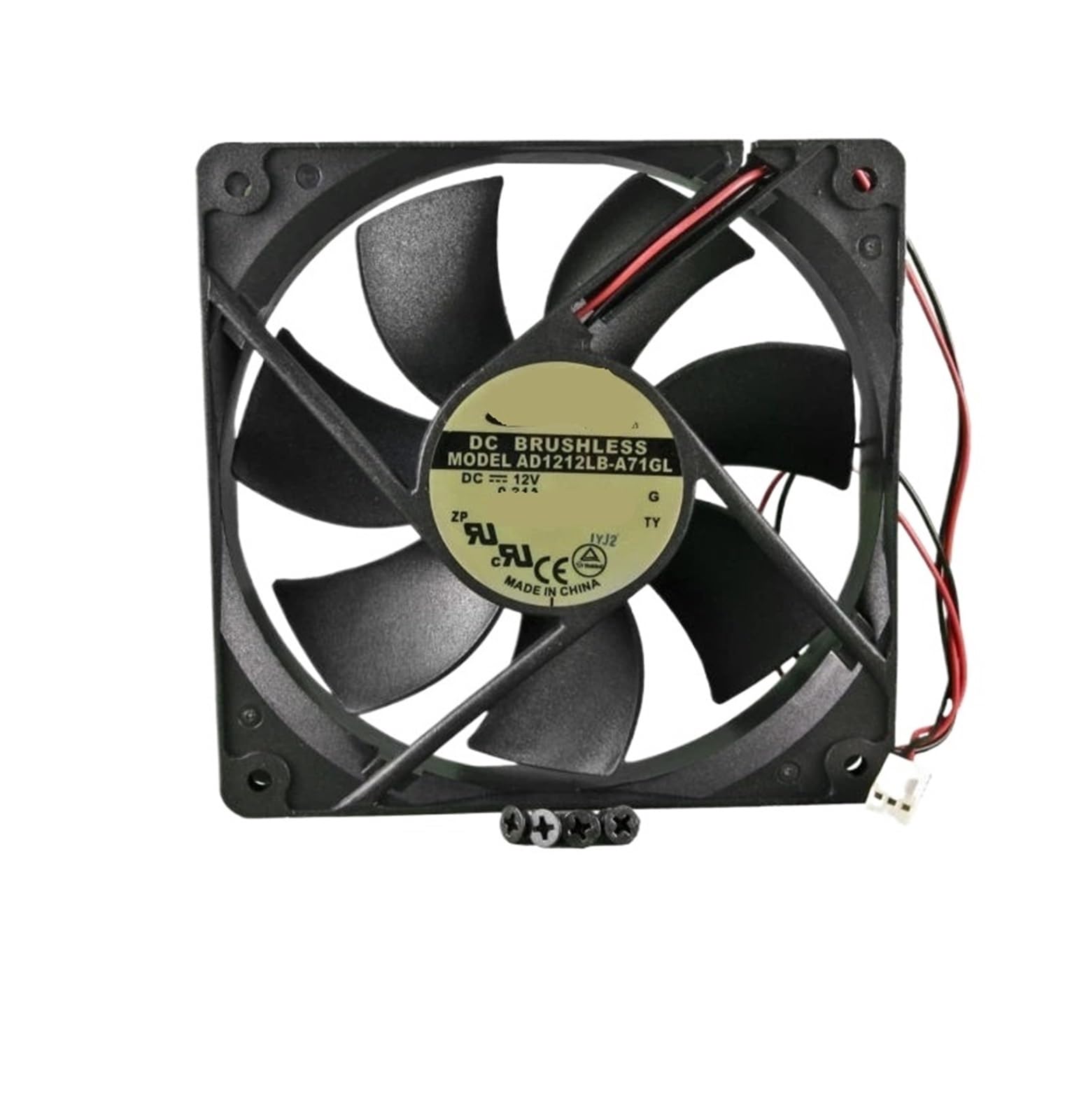 TYHUJKKL AD1212LB-A71GL 12cm 120mm 120 * 120 * 25mm 12V 0.24 Cooling Computer Ball Brg 2pin FAN
