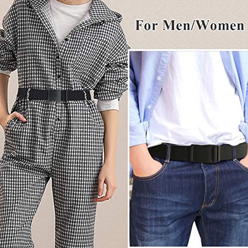 Image of WYuZe Men's Military Tactical Web Belt, Casual Nylon Webbing with No Metal Buckle