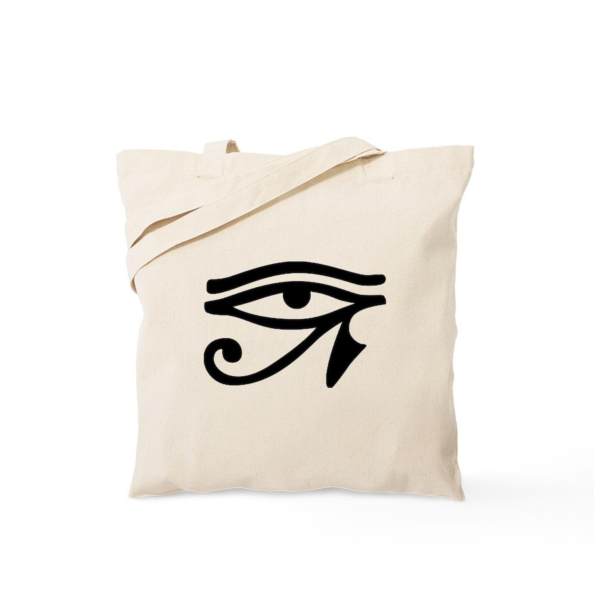 CafePress Eye Of Horus Ancient Egyptian Symbol Ra P Tote Bag Natural Canvas Tote Bag, Reusable Shopping Bag