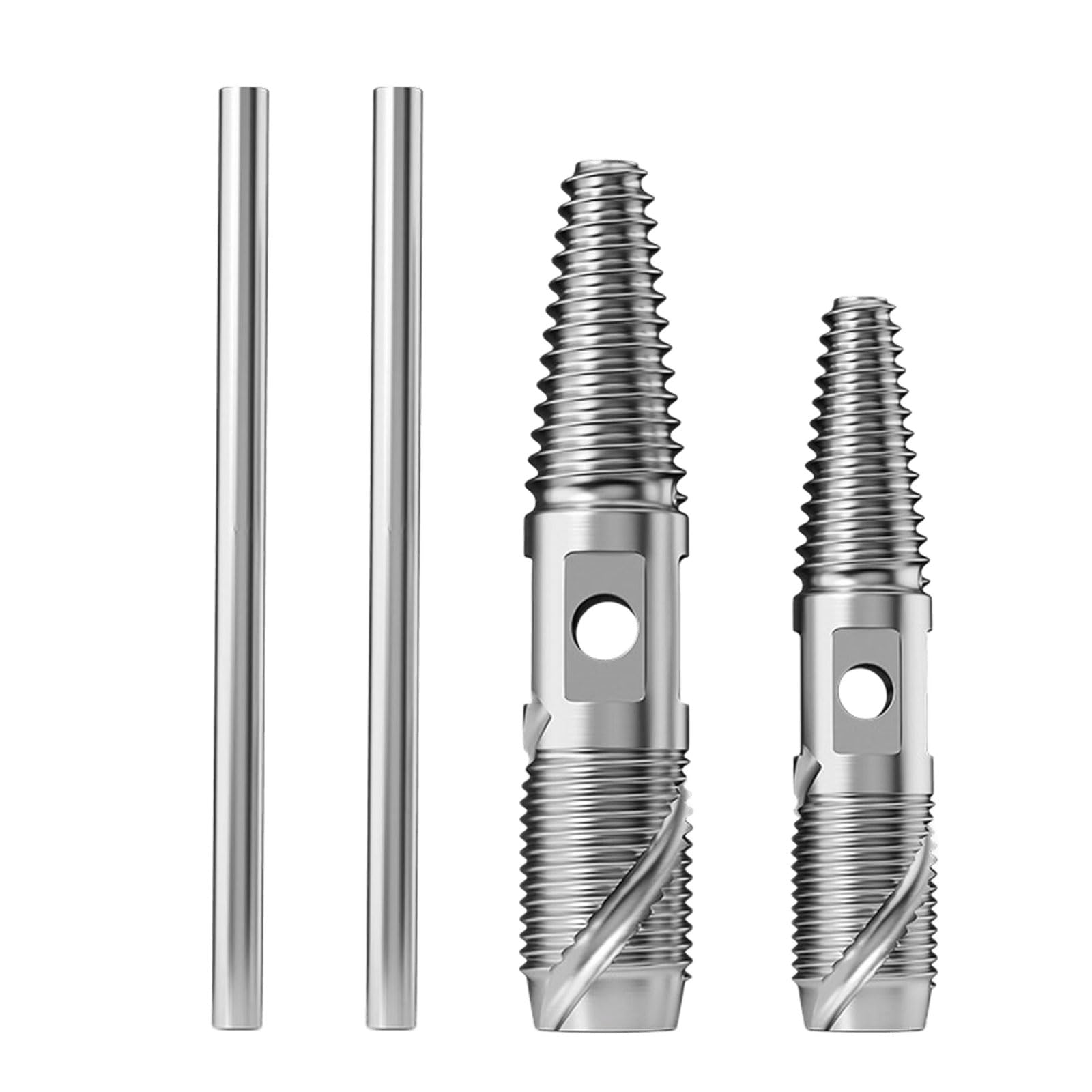 Head Break Screw Extractor 1 / 2Inch 3 / 4Inch Double Purpose for Pipe Faucet Water Pipe Bolts Repair Water Repair