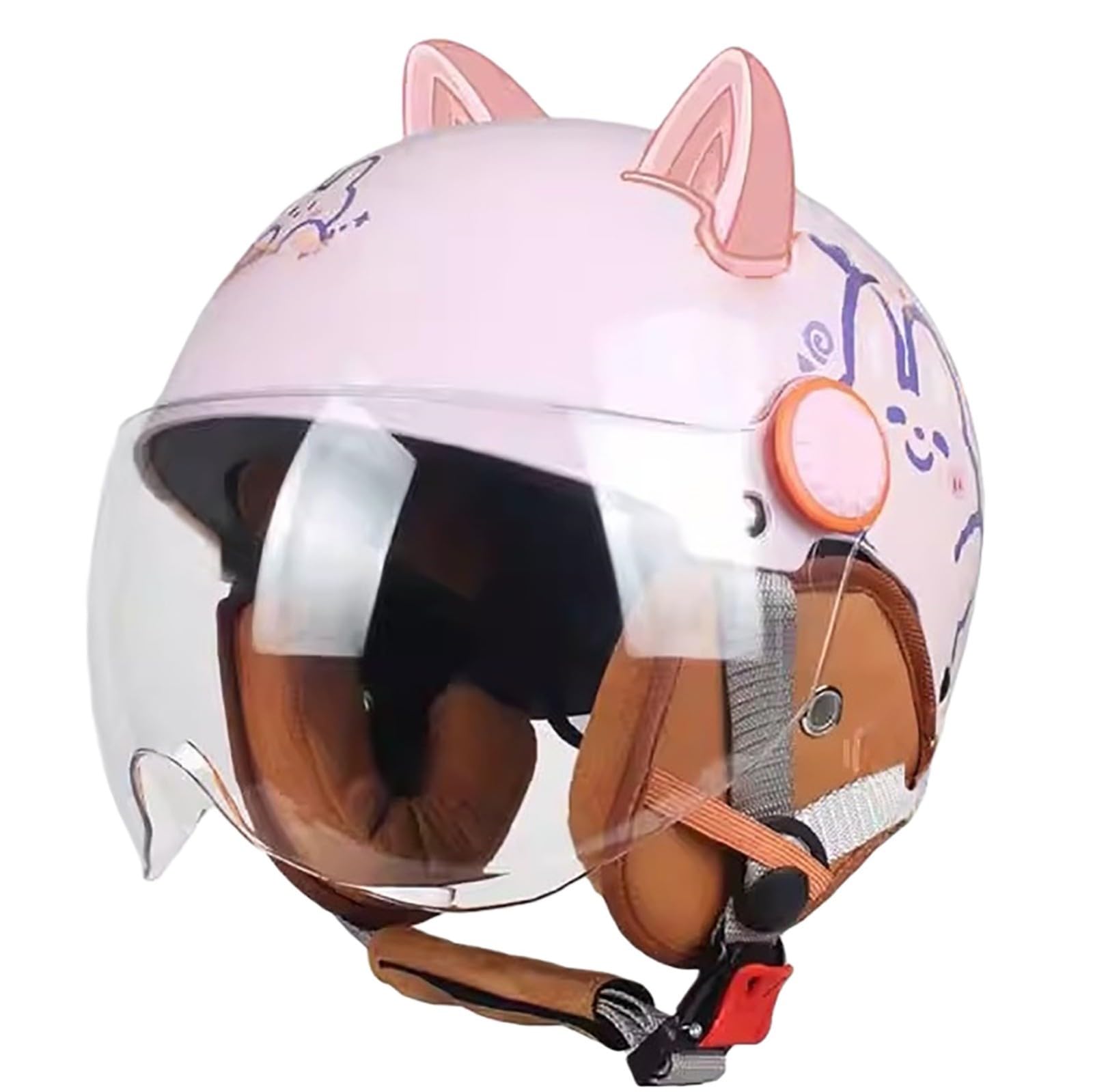 Casco De Motocicleta Para Niños De 2 A 14 Años, Aprobado Por El DOT, Para Niños Y Niñas, Ideal Para Karts De Calle, Motos De Cross, Scooters Eléctricos, Ciclomotores 3,48-56cm