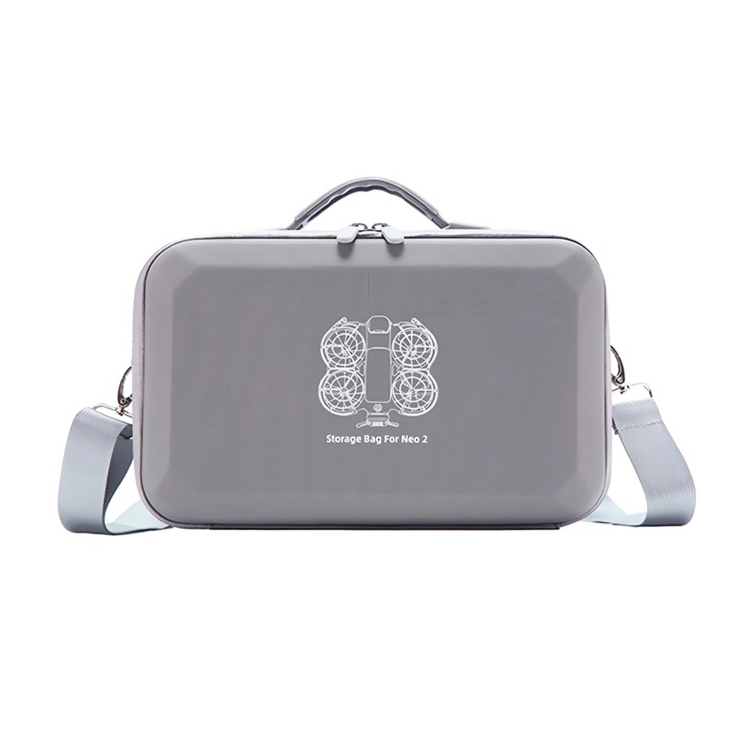 GetZget® Carrying Case Bag for DJI Neo 2 & Accessories Compact Travel Protection PU Case (Neo 2 Combo Bag)