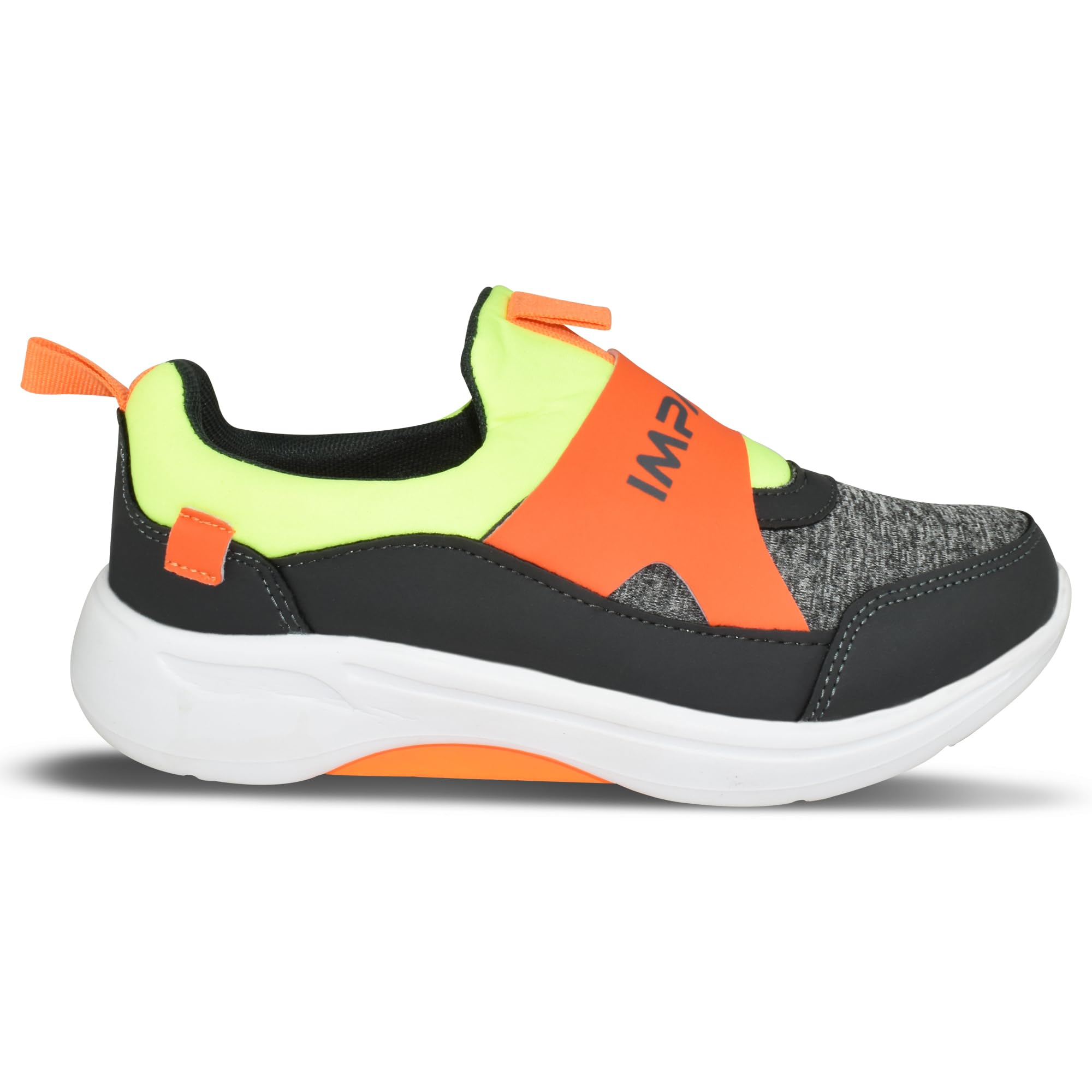 AJANTA Boys’ Slip-On Shoes | Lightweight Casual Wear Footwear for Kids (5-5.5 Years) Grey