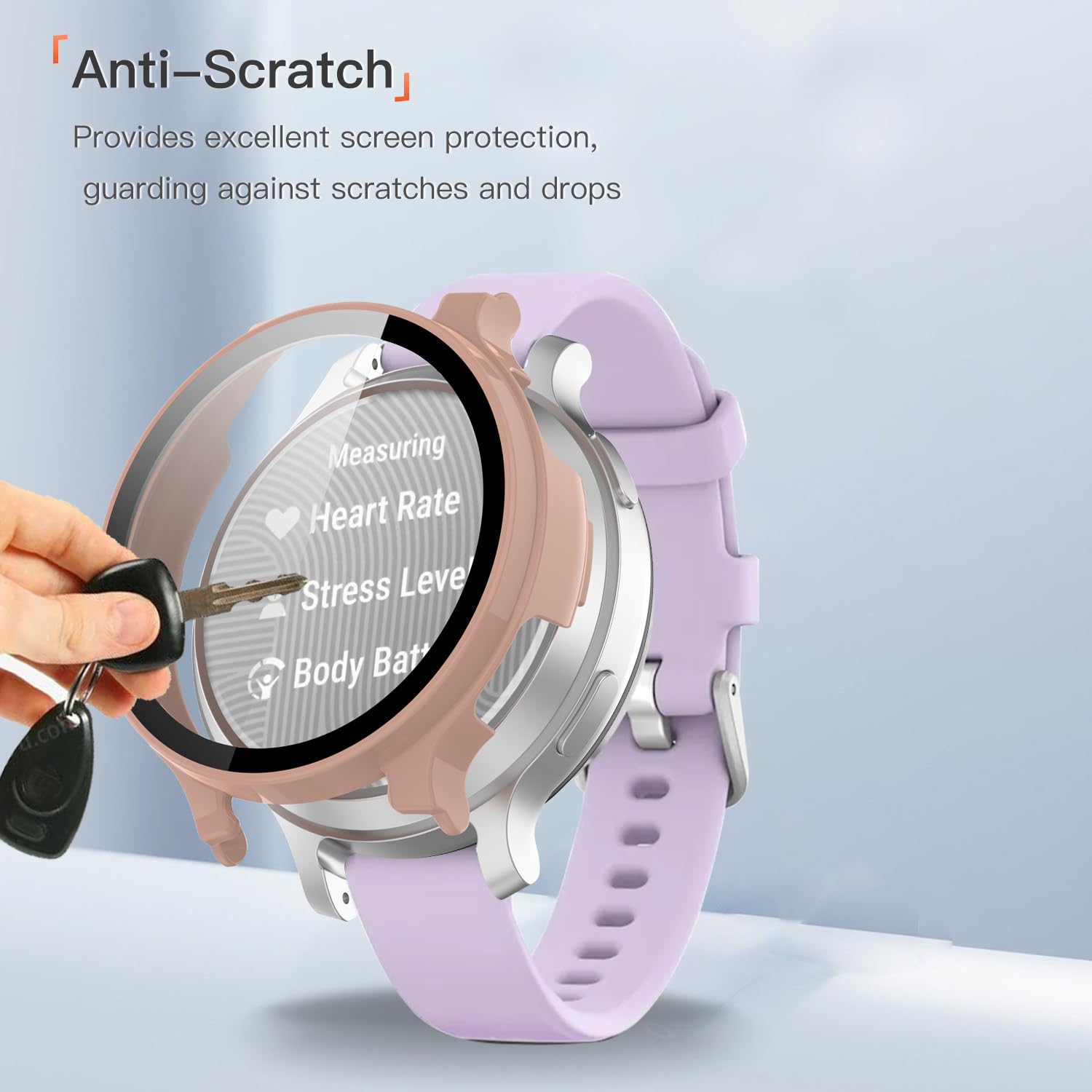 Teenrpov 3 Stück Displayschutzfolie für Garmin Lily 2 (ohne Hartglas), HD/kratzfest, Displayschutzfolie für Garmin Lily 2