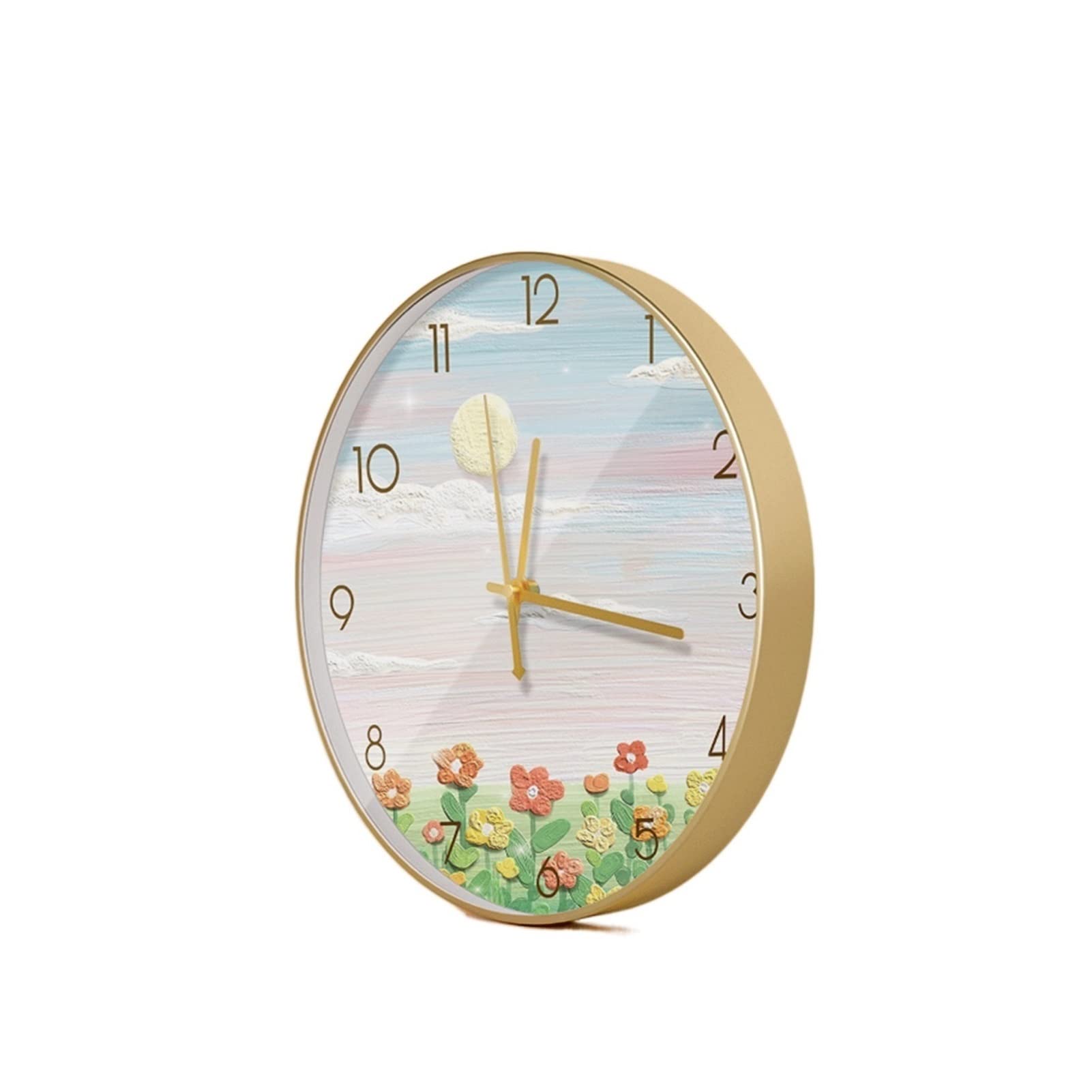 Horloge murale de restaurant et salon art moderne numérique