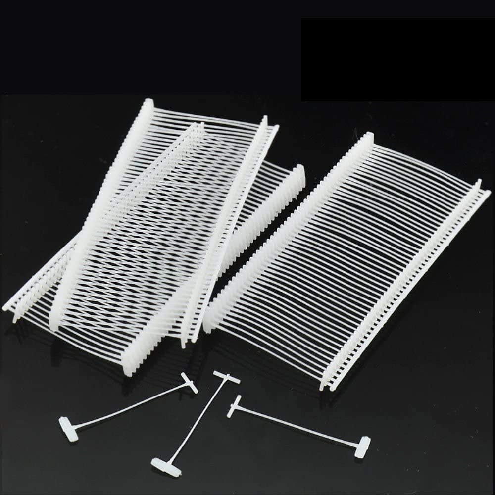 Yesallwas 2 inch Standard Tagging Gun Fasteners, 5000pcs Clothing Tag Barbs Attachments Price Label for All Standard Price Tag Gun