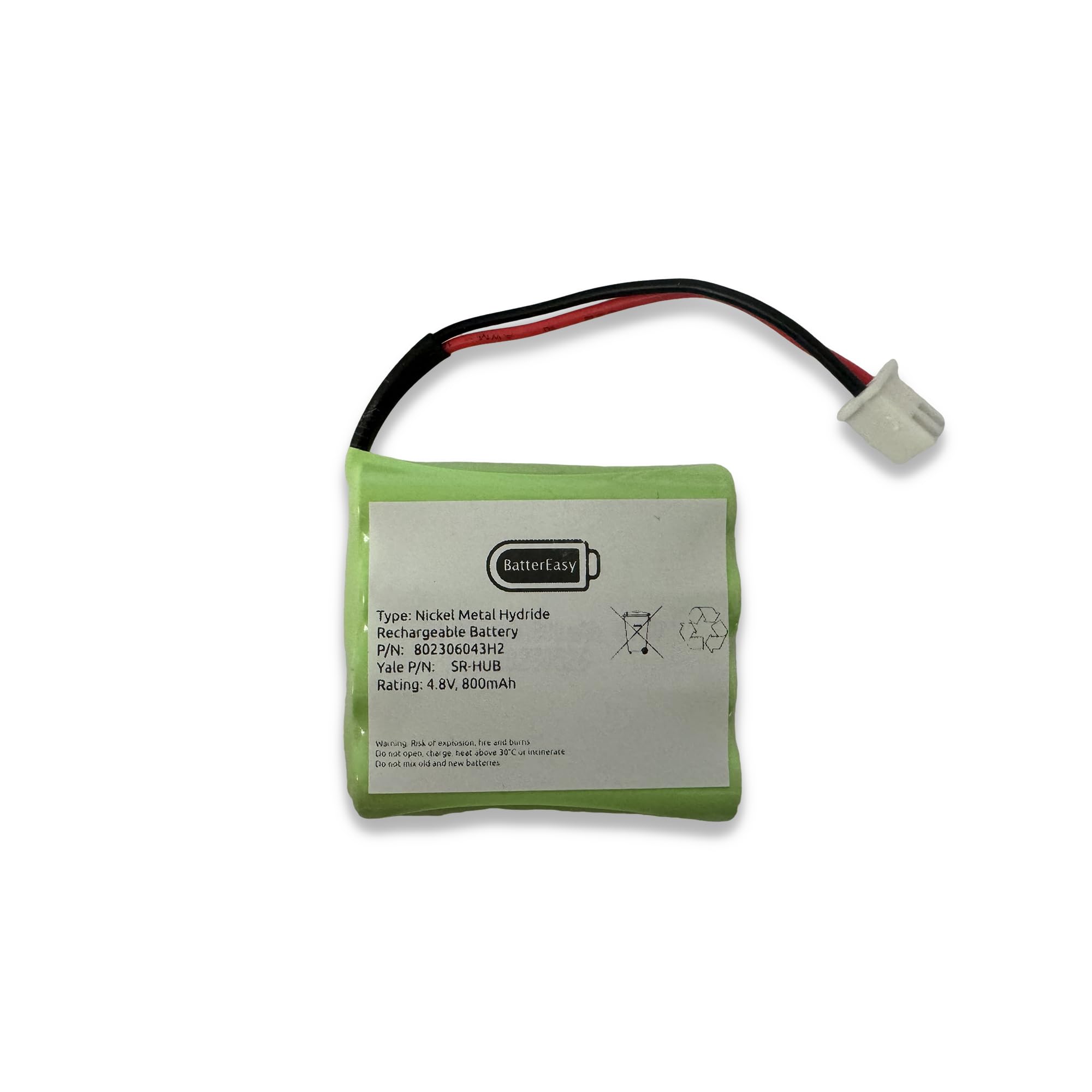 Replacement Battery Designed to fit Yale Smart Hub 2.0 Alarm Back Up Battery SR-HUB SYNC IA