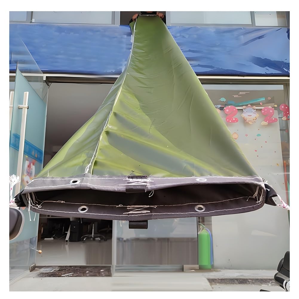 GLDYTVF Waterproof Cargo Handling Slides, Heavy-Duty Canvas Chute with Grommet, 1.5x6m for Roof and Warehouse Unloading, Ideal for Efficient Delivery and Transport