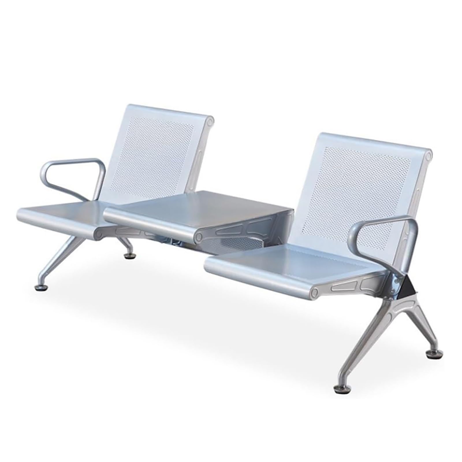 AYCDL Reception Chair for Office Waiting Room Sofa with Table Airport Reception Bench with Backrest & Arms Ideal for Hall Bank Salon School.